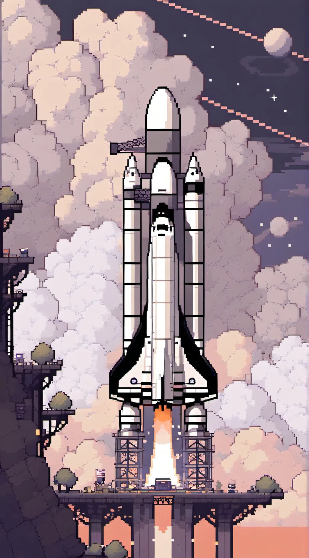 ai character: Space Travel Sim background