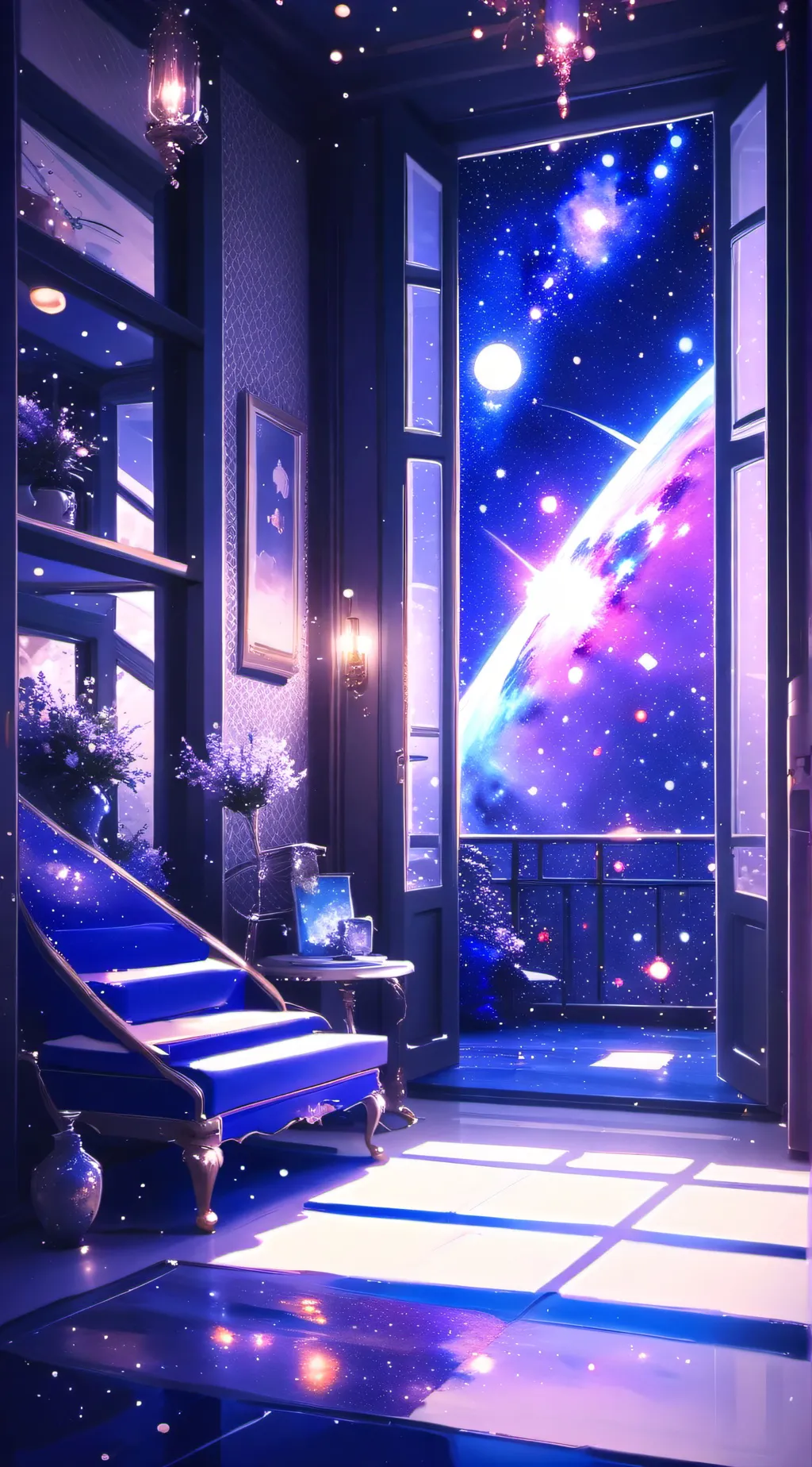 ai character: night family  background