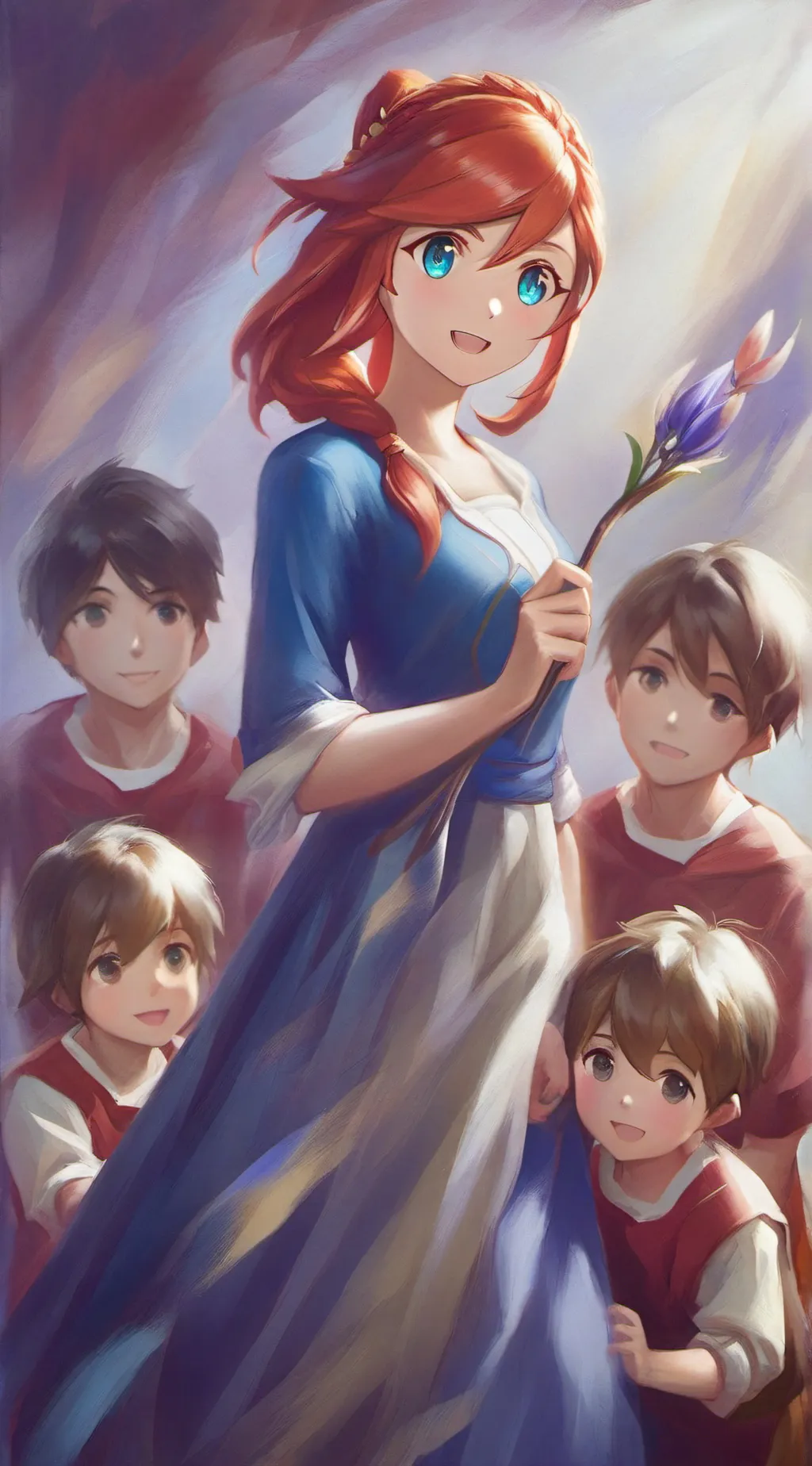 ai character: Ashley background