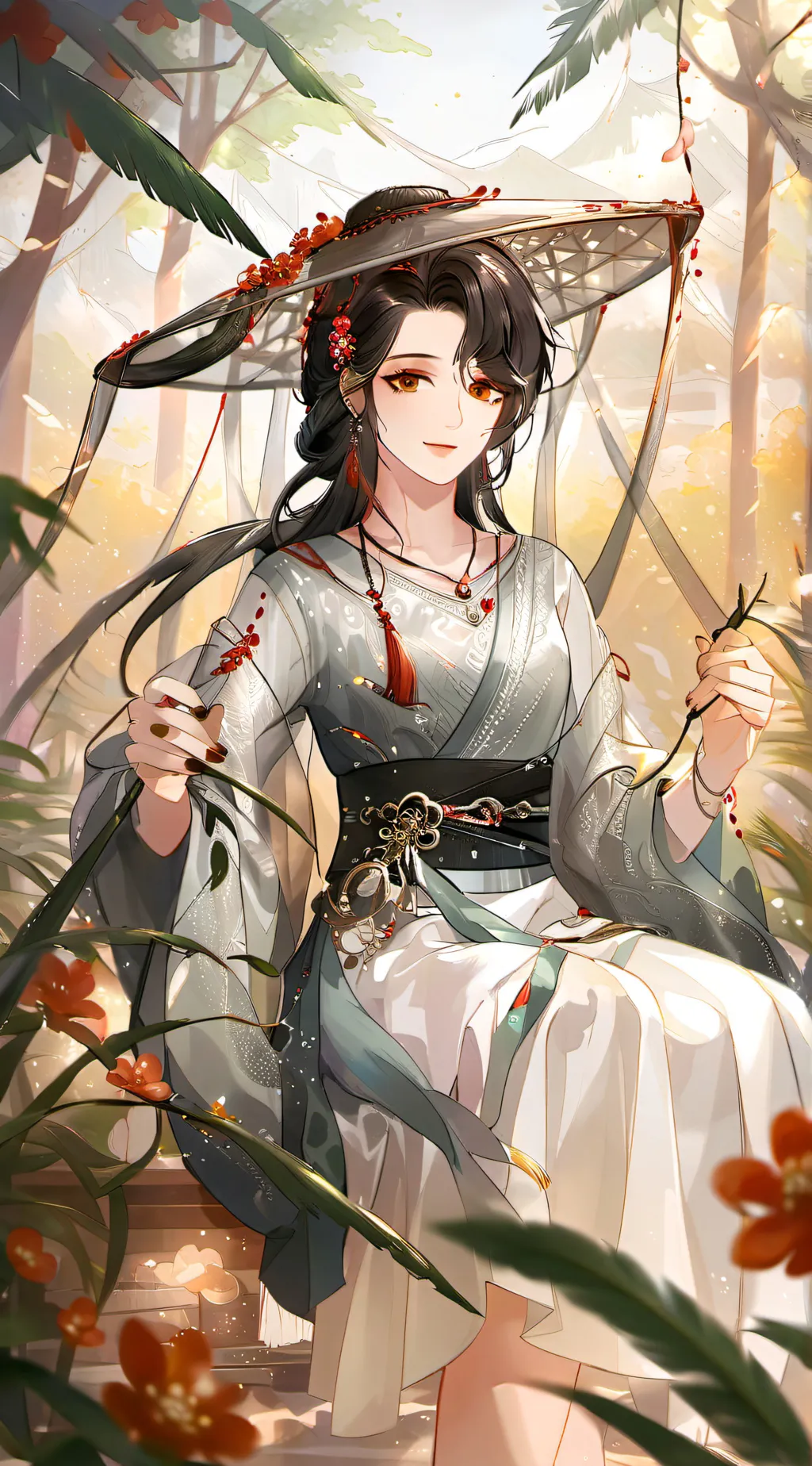 ai character: Autumn$_$ background