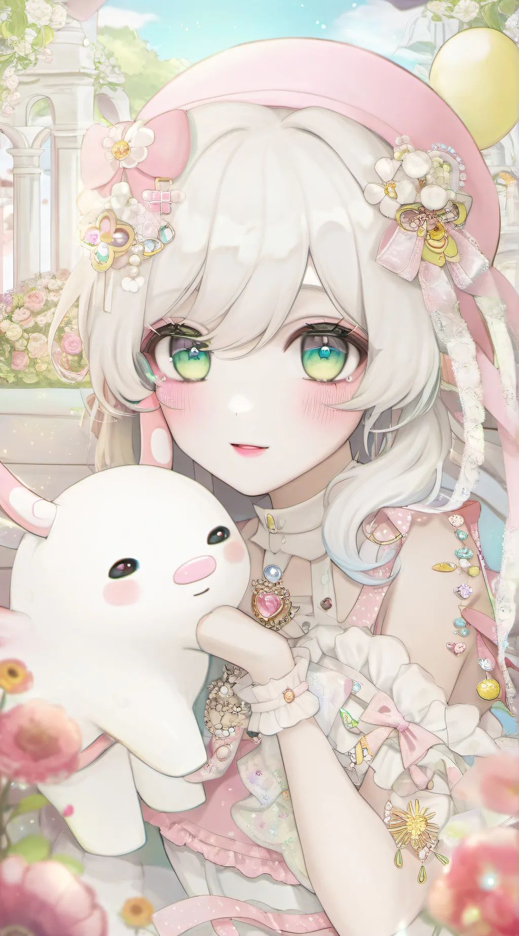 ai character: Melody background