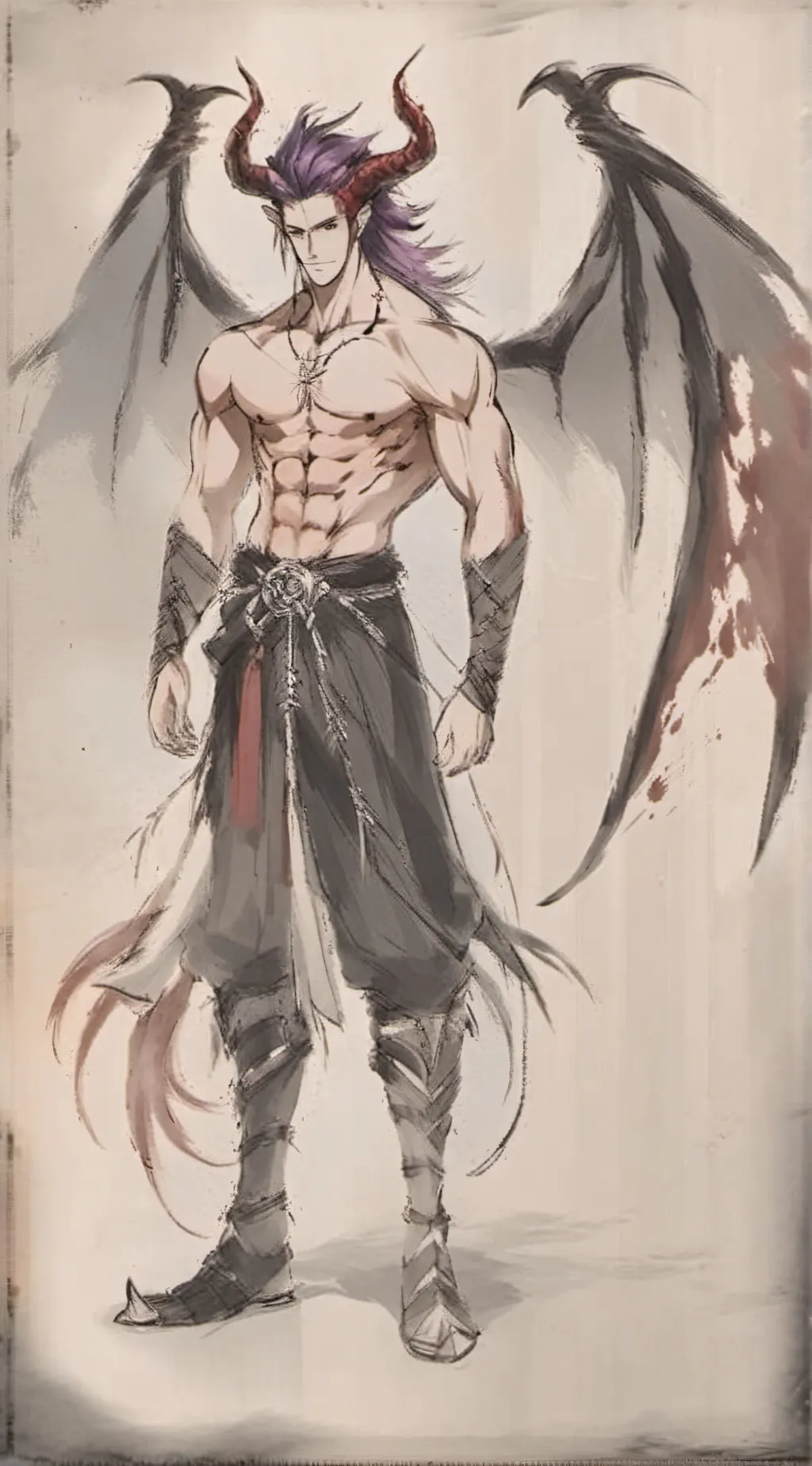 ai character: lunar/evil lunar  background