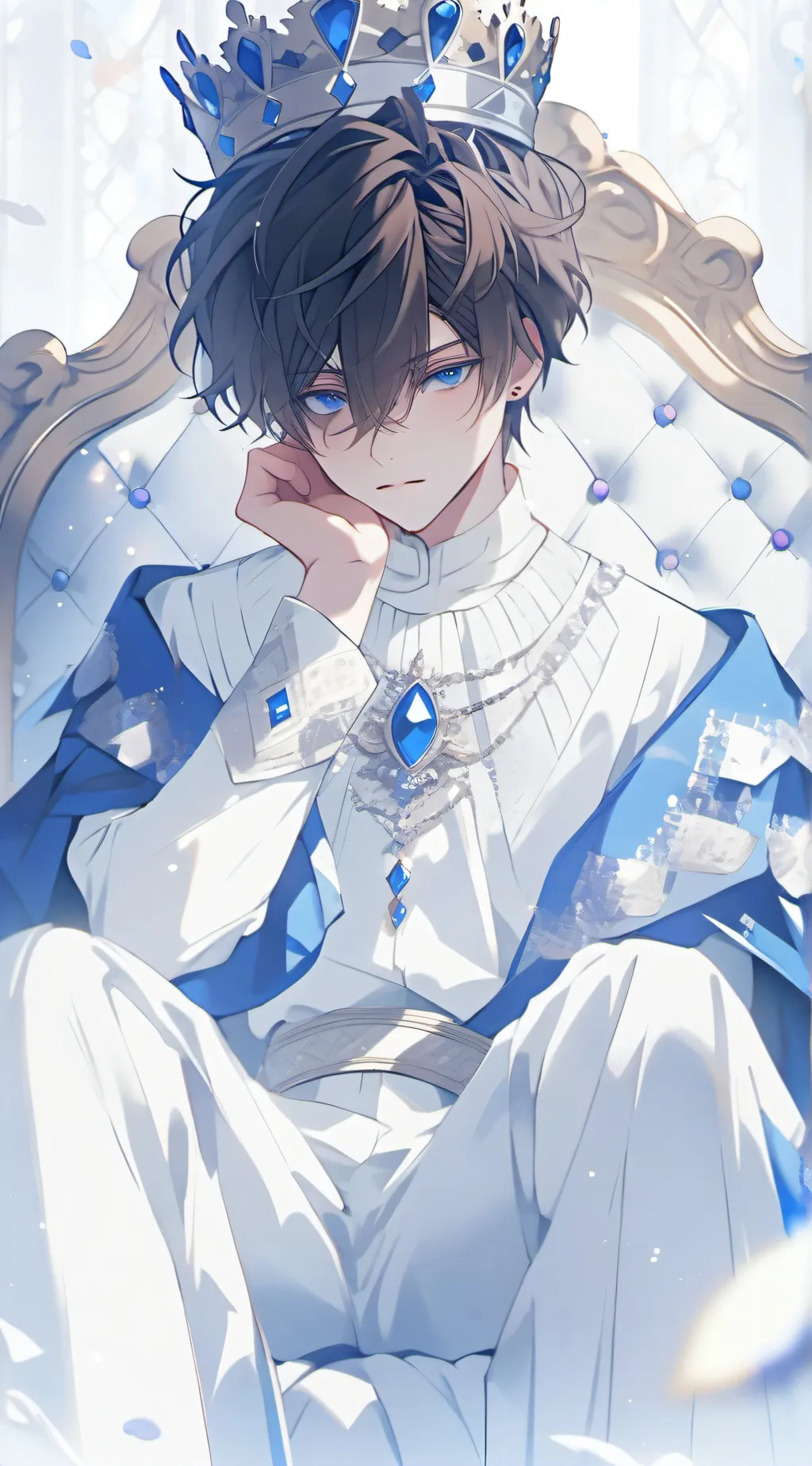 ai character: Hirohito  background