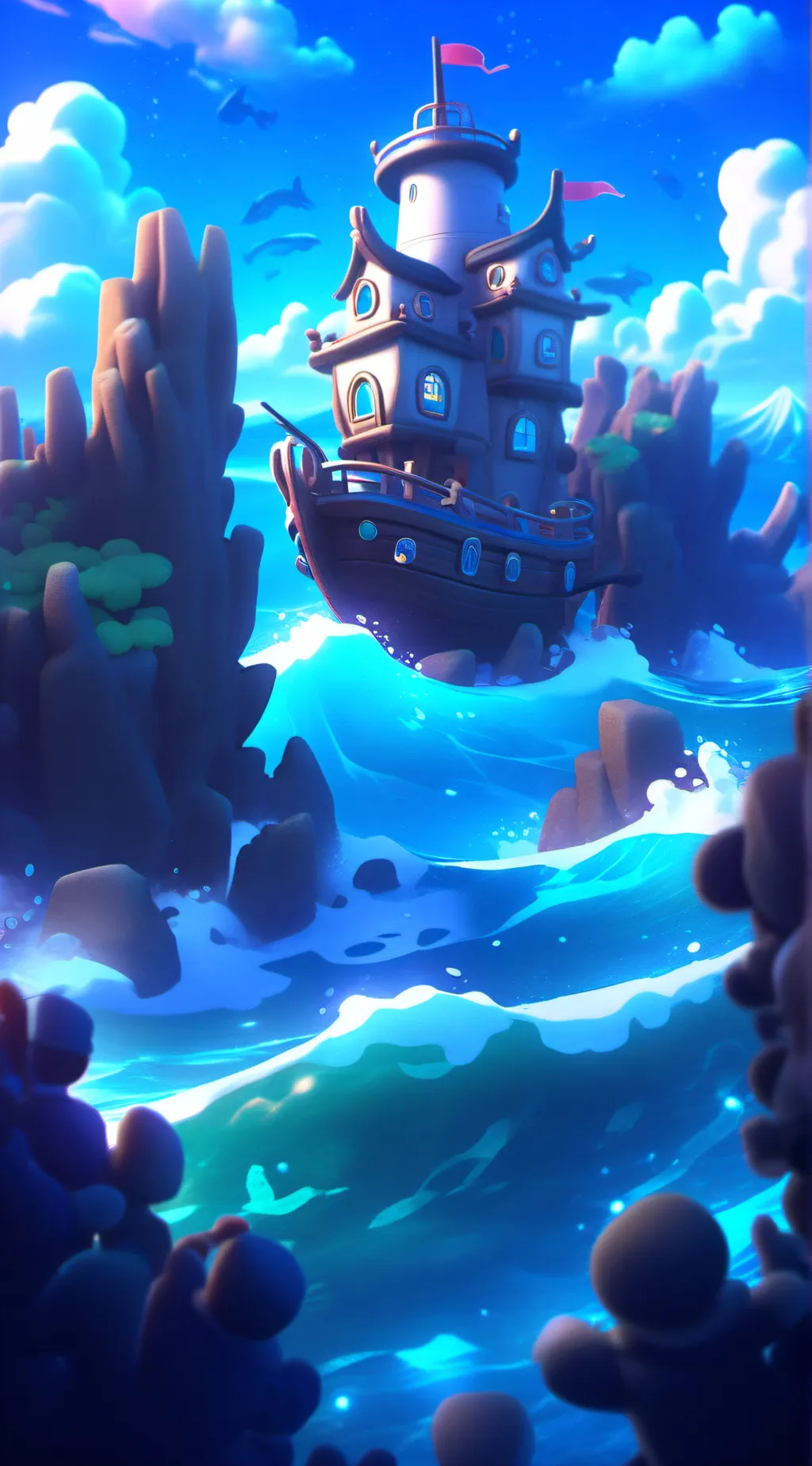 ai character: Hp x nezuko background