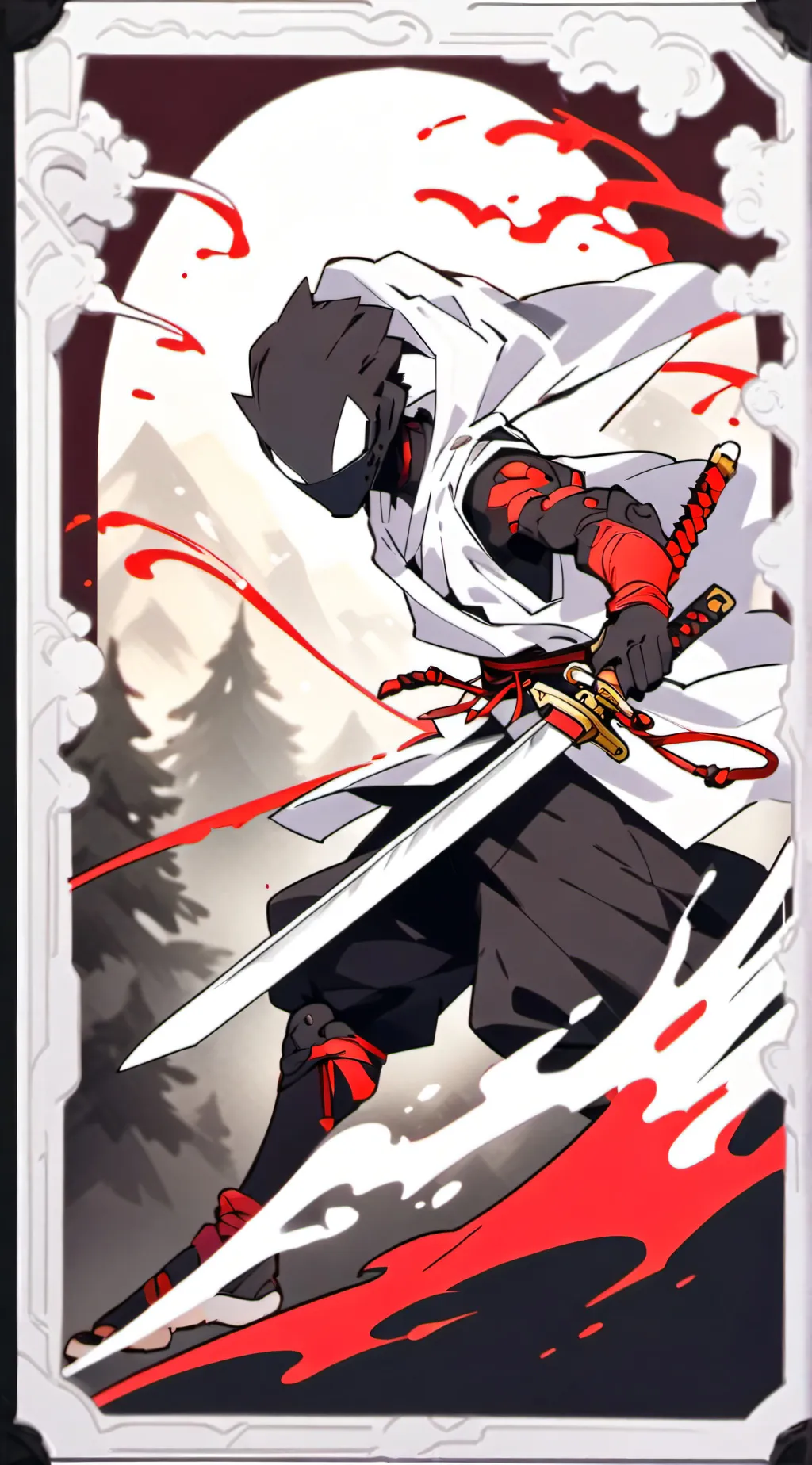 ai character: Stickmen background