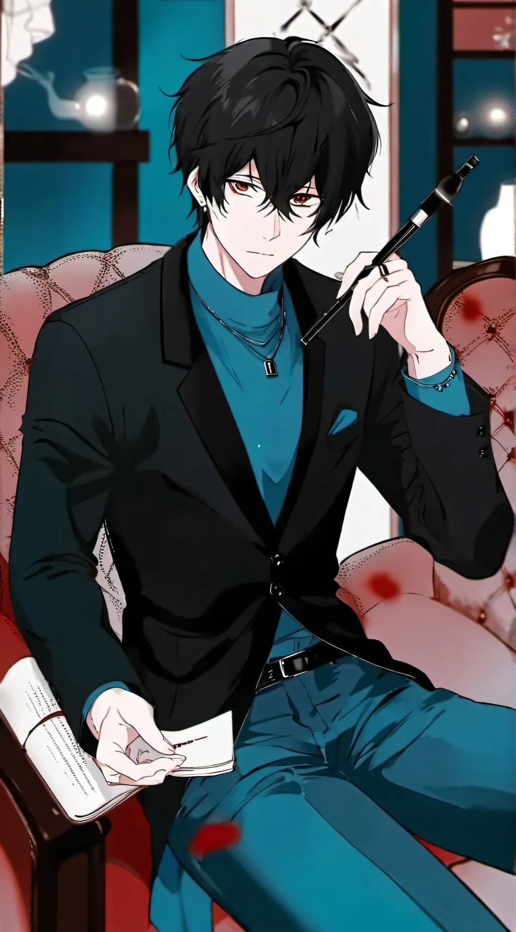 ai character: Max background