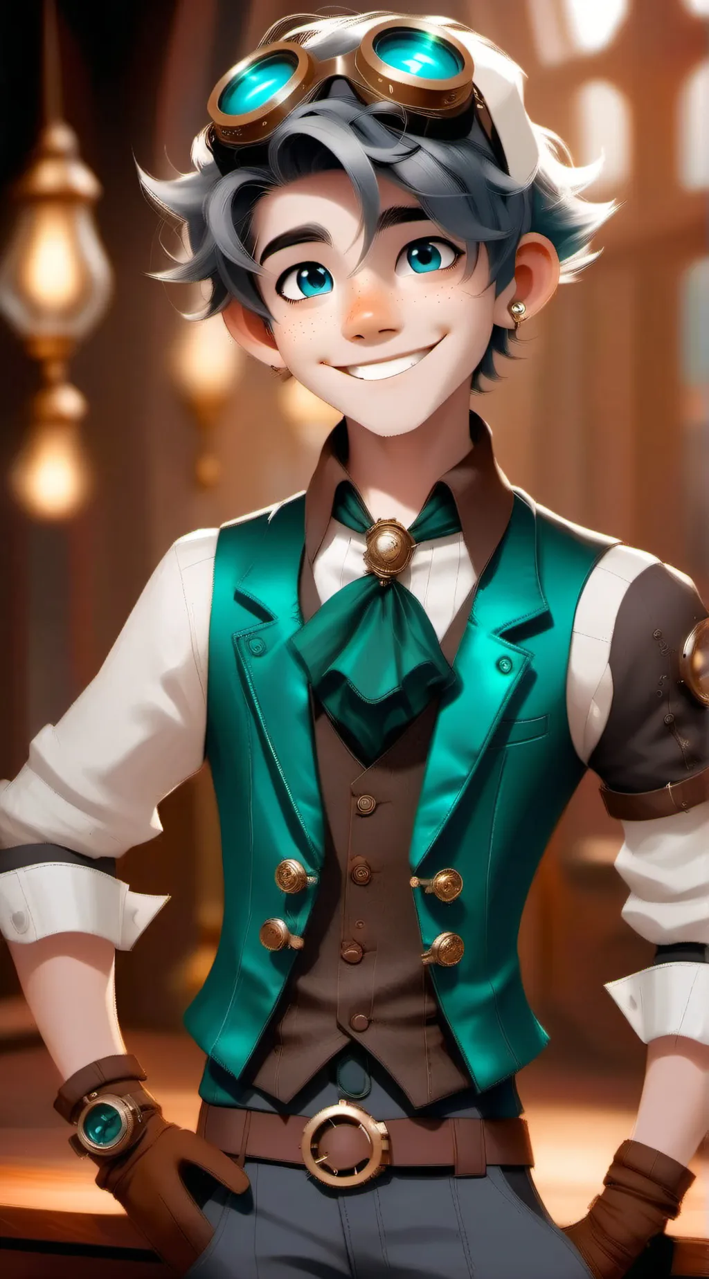 ai character: Hazbin hotel  background