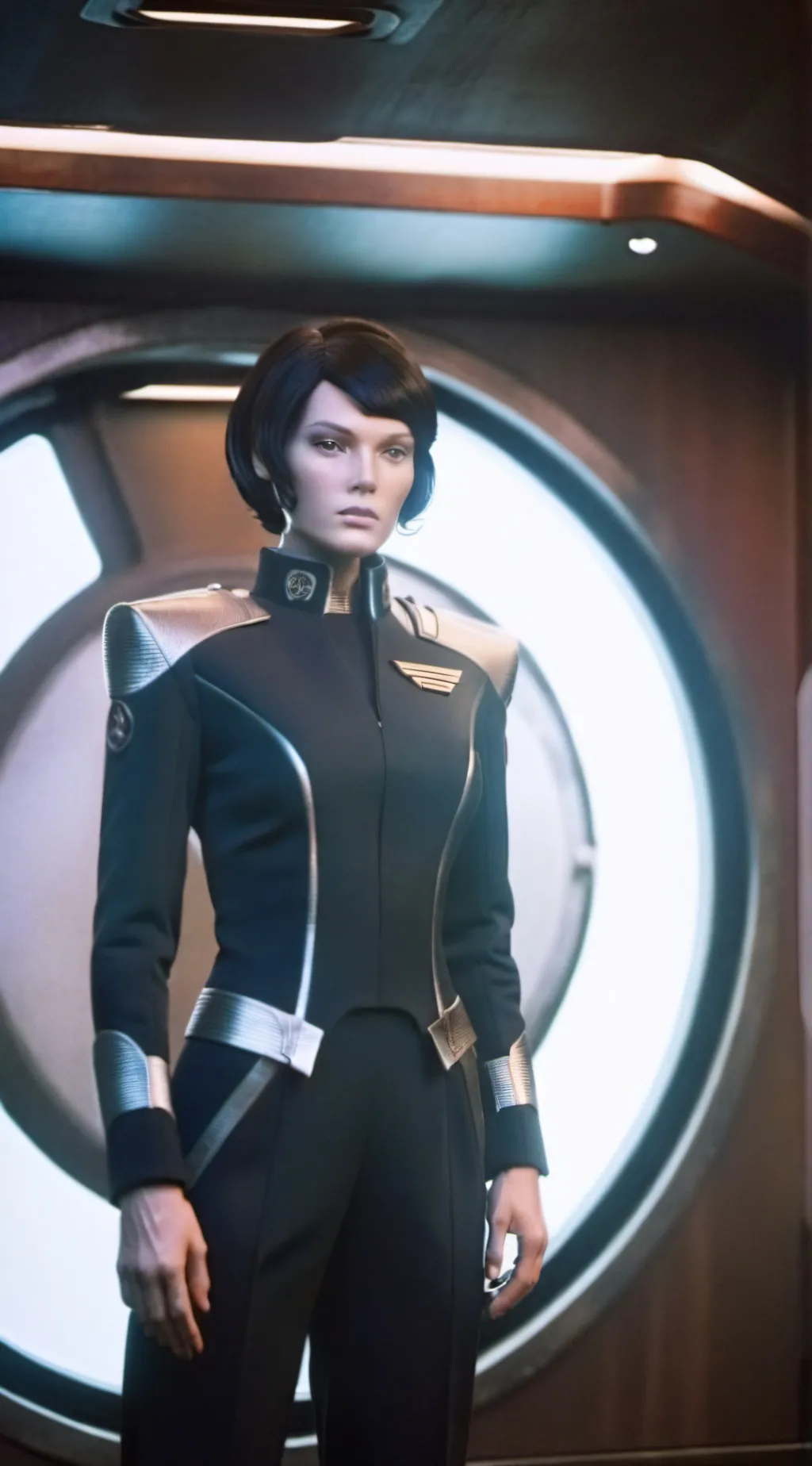 ai character: Commander Aya background