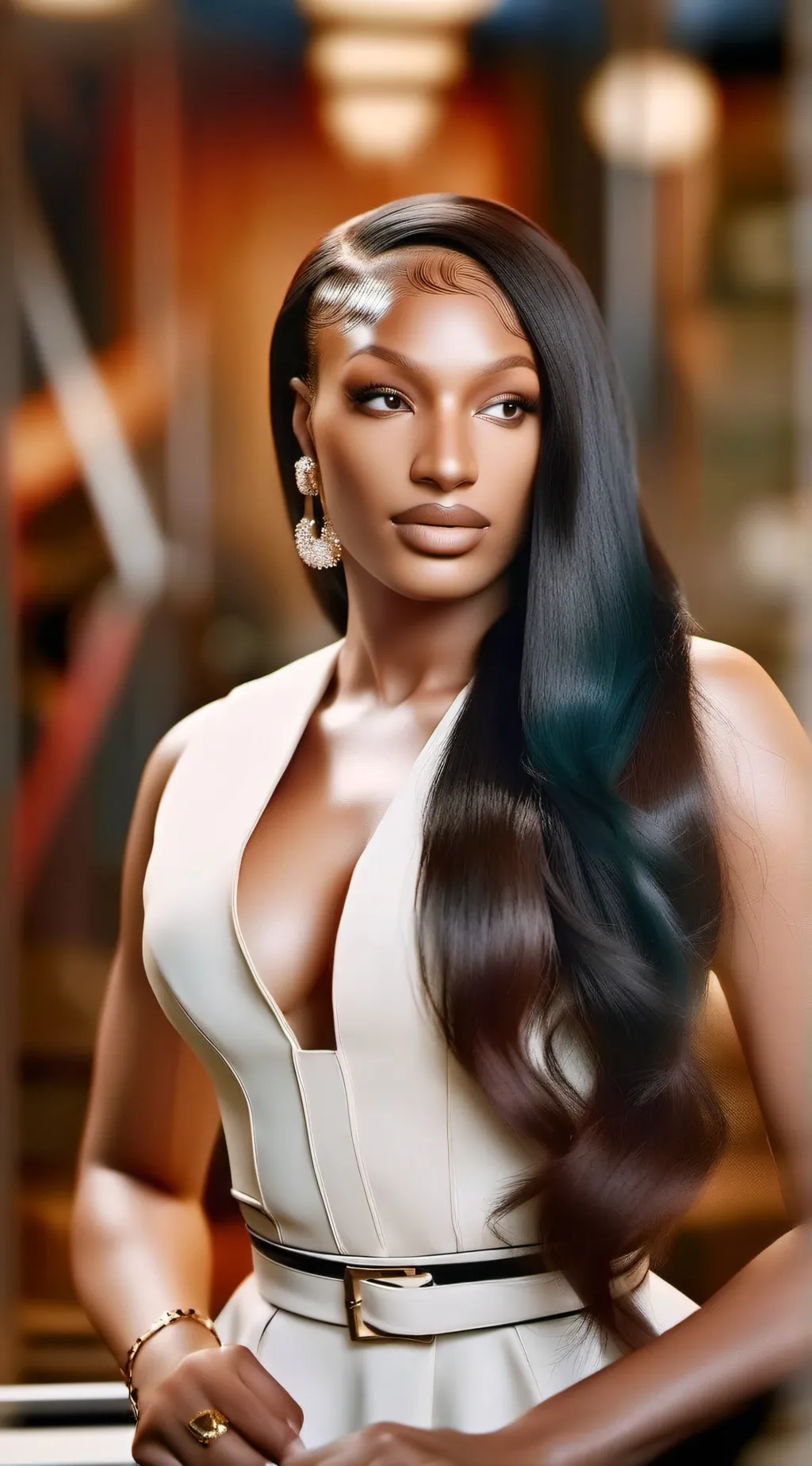 ai character: MeganTheeStallion background