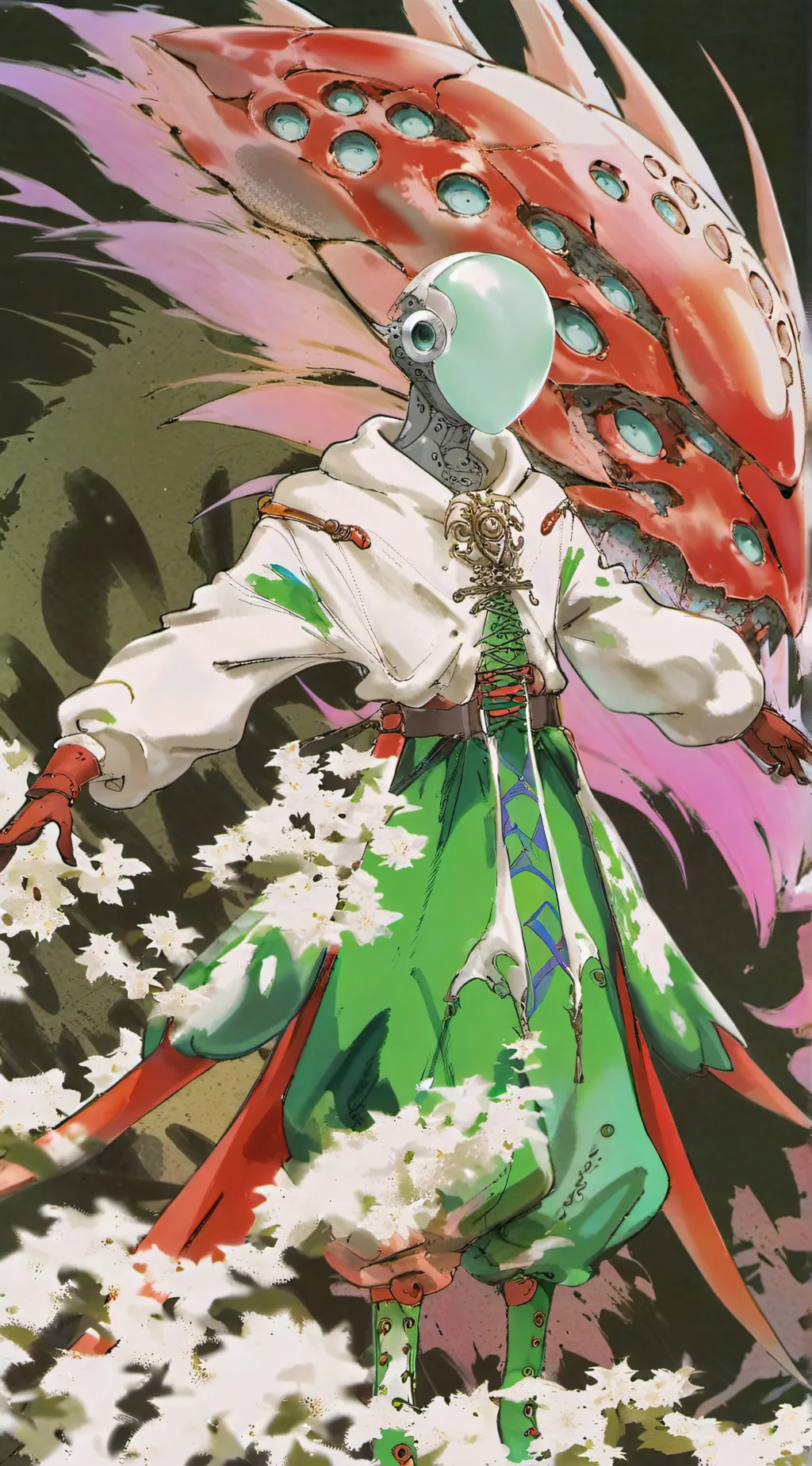 ai character: blob background