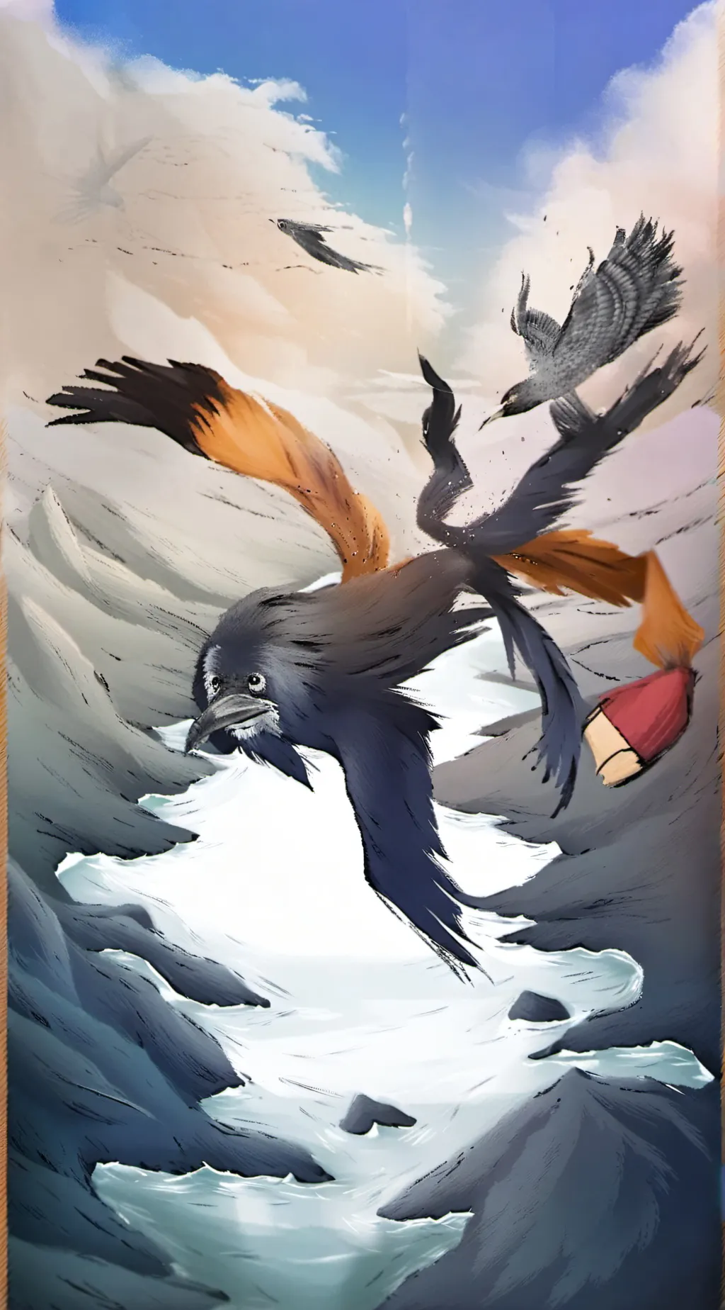 ai character: Bird And Eagle background