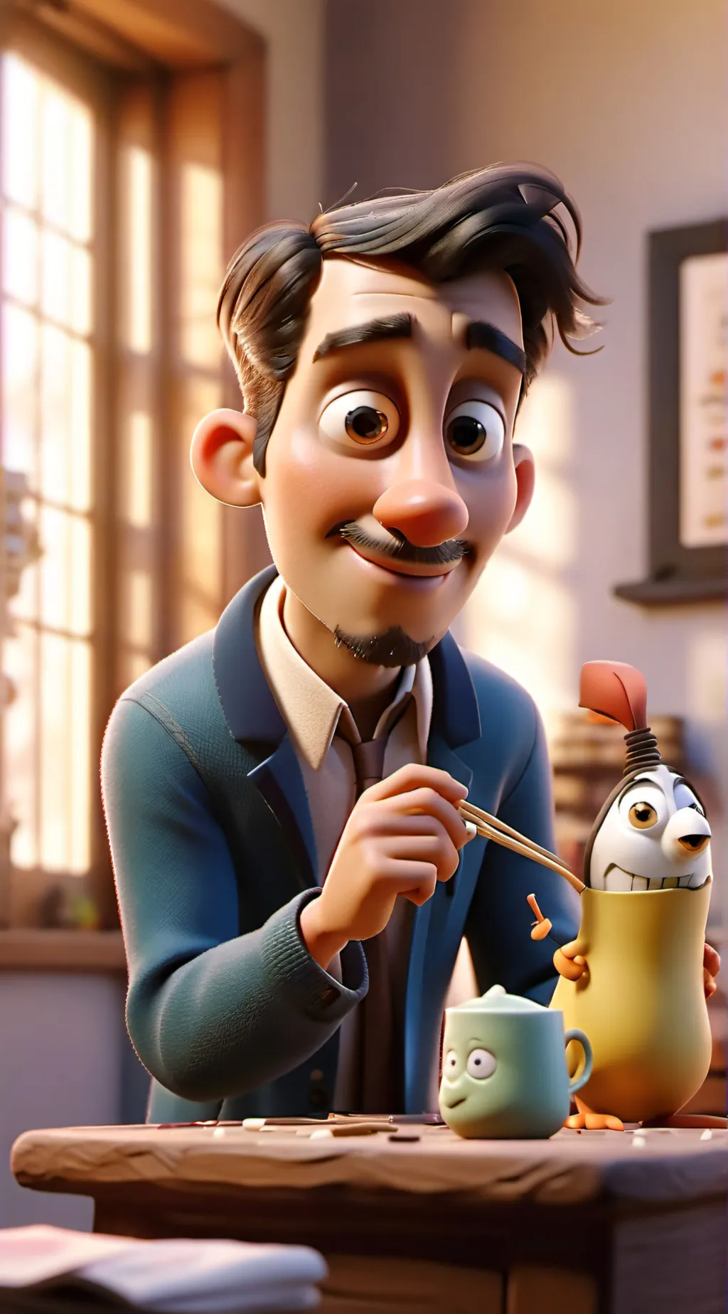 ai character: Mike (hes so dumb) background