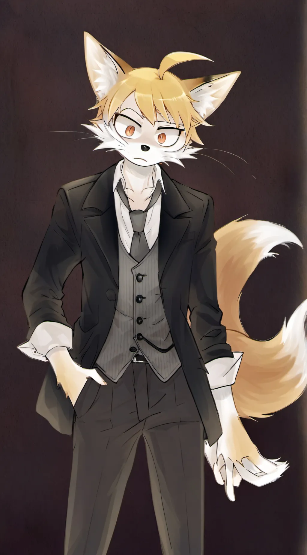 ai character: Tails background