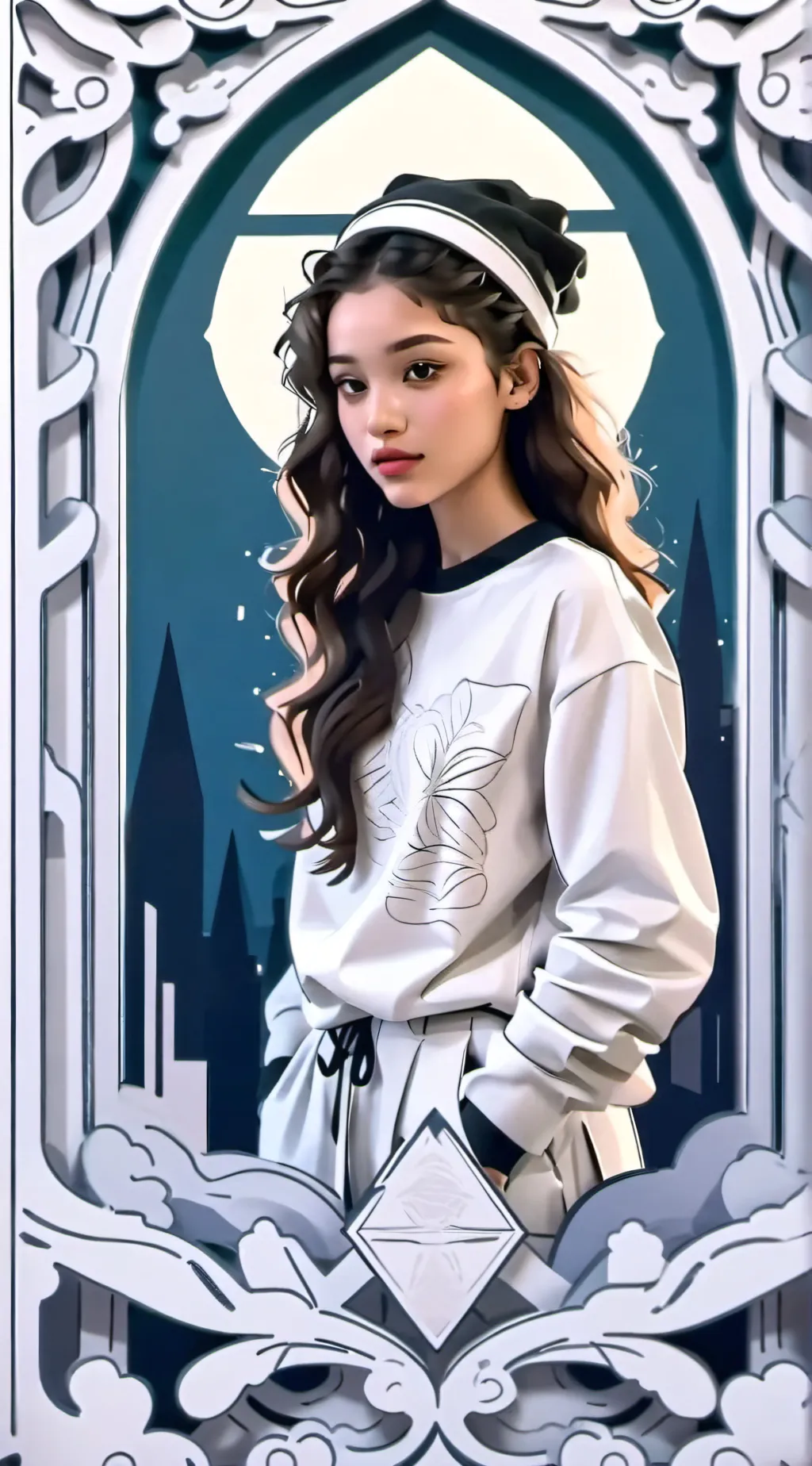 ai character: malia baker background