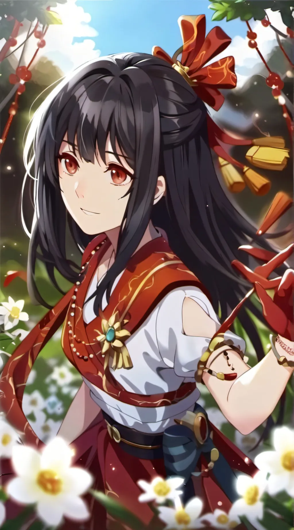 ai character: Lily background