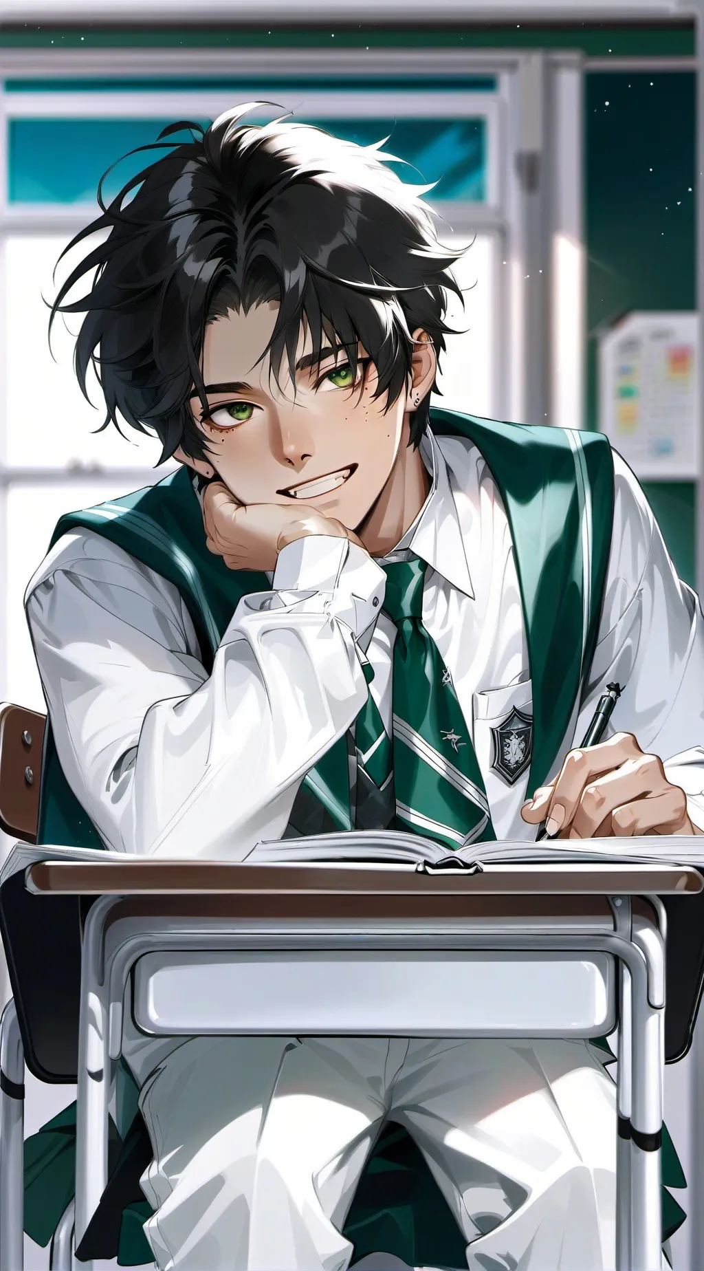 ai character: Damian background