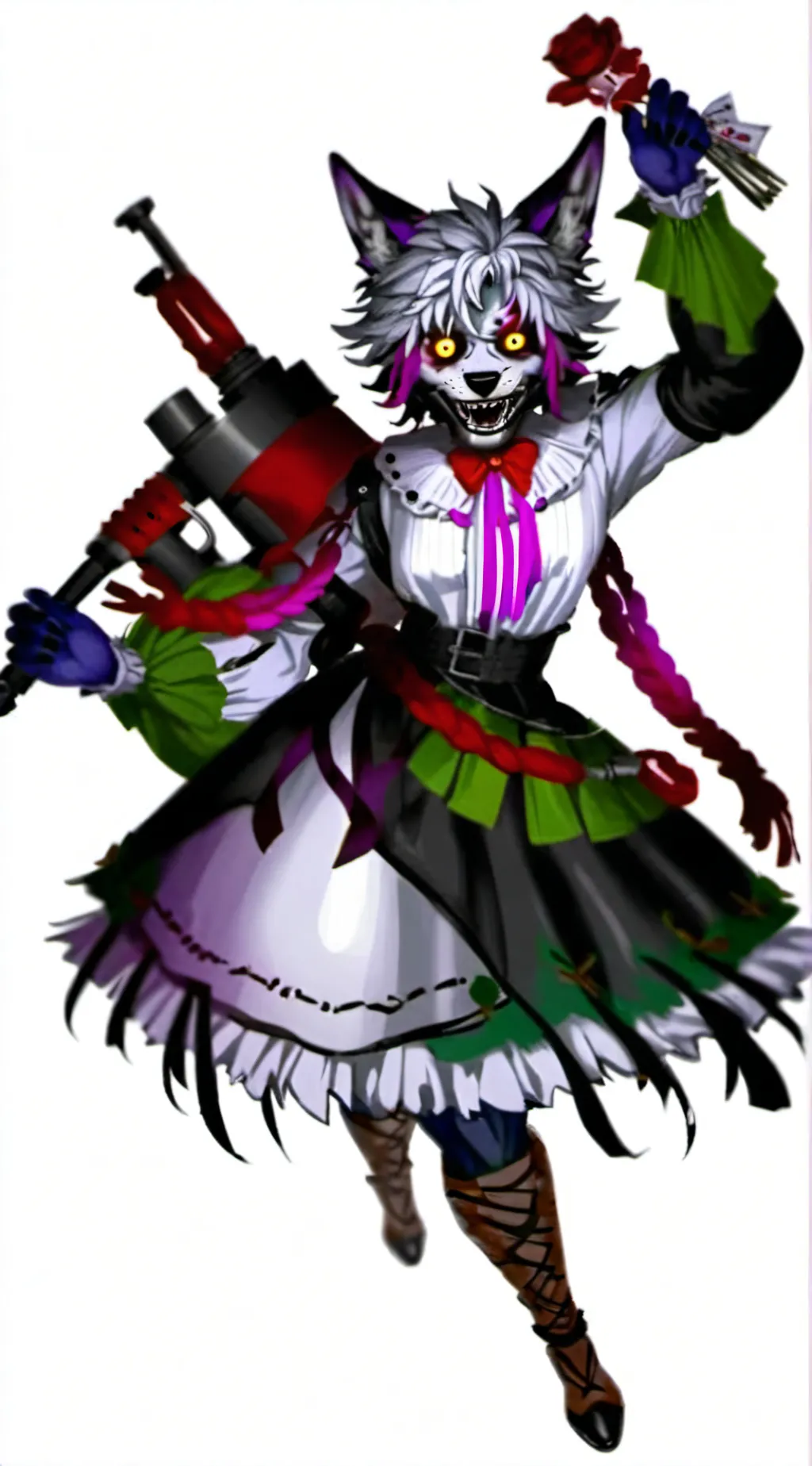 ai character: Roxanne Wolf background