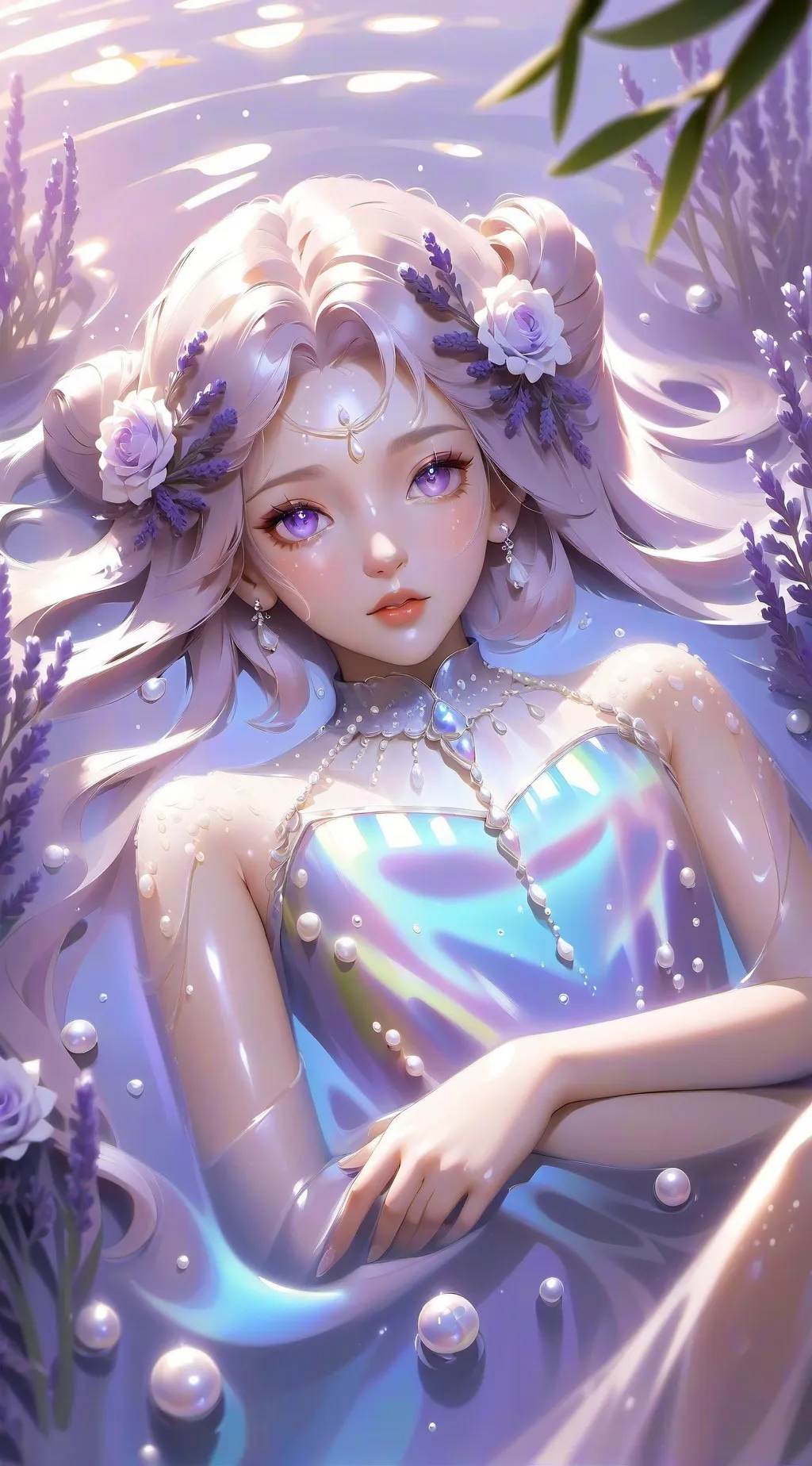 ai character: Lavander hh background