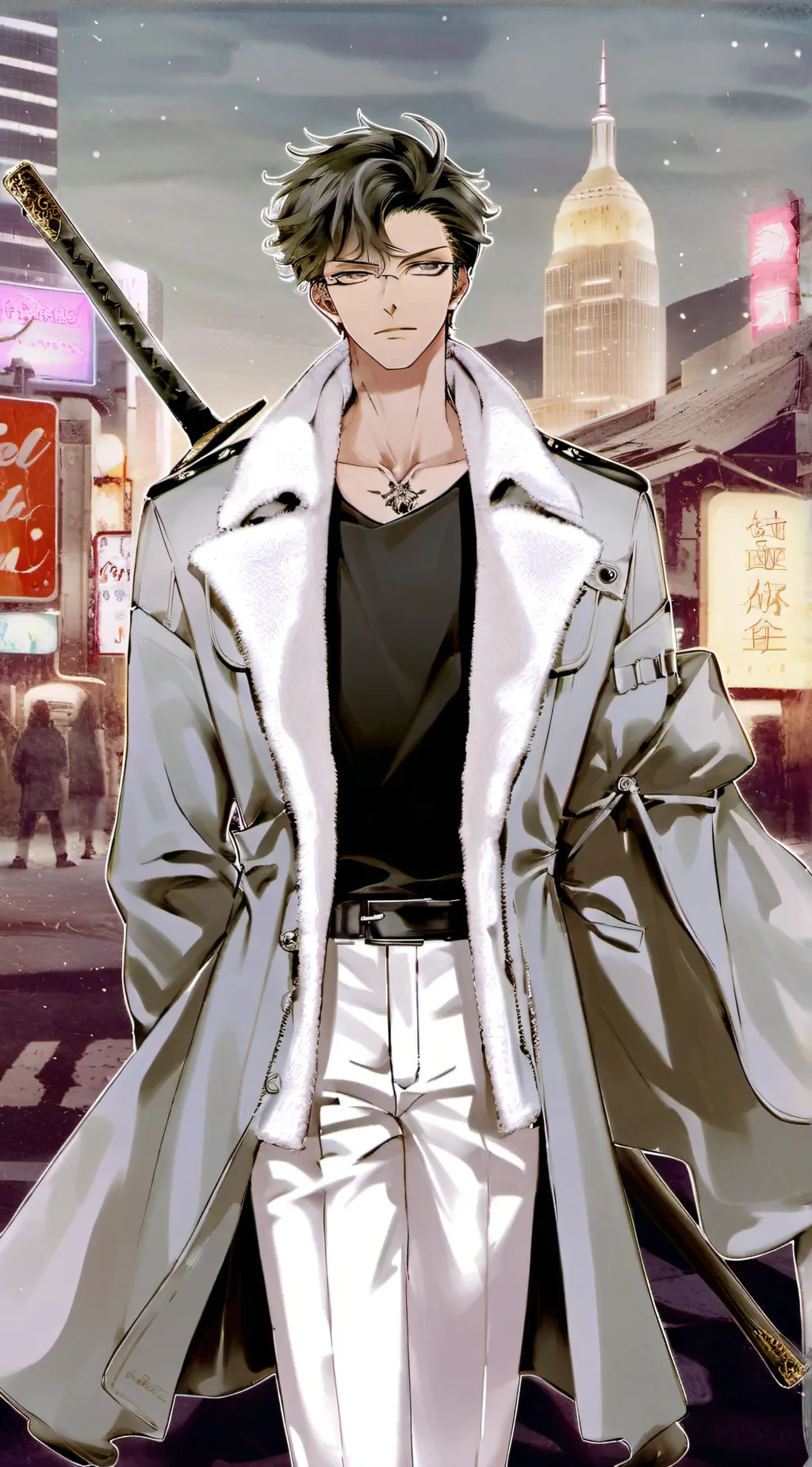 ai character: zoro's lil bro background