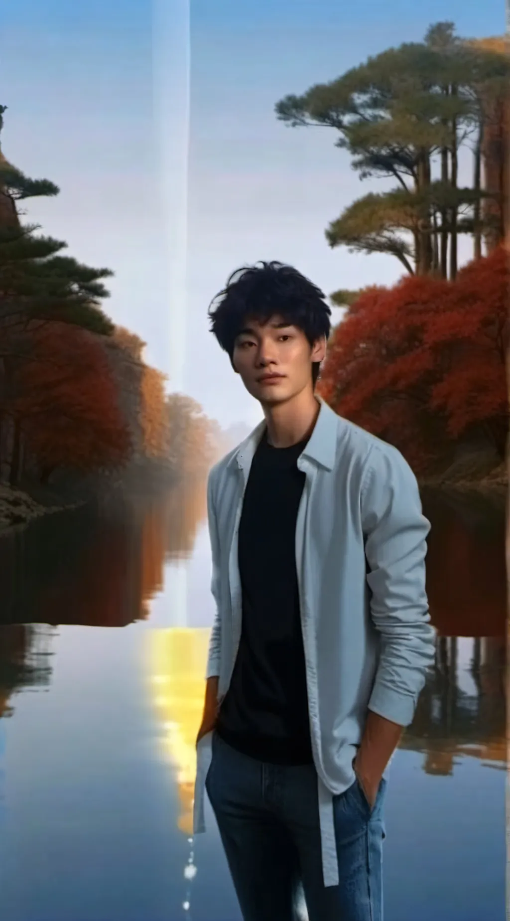 ai character: Kazuya  background