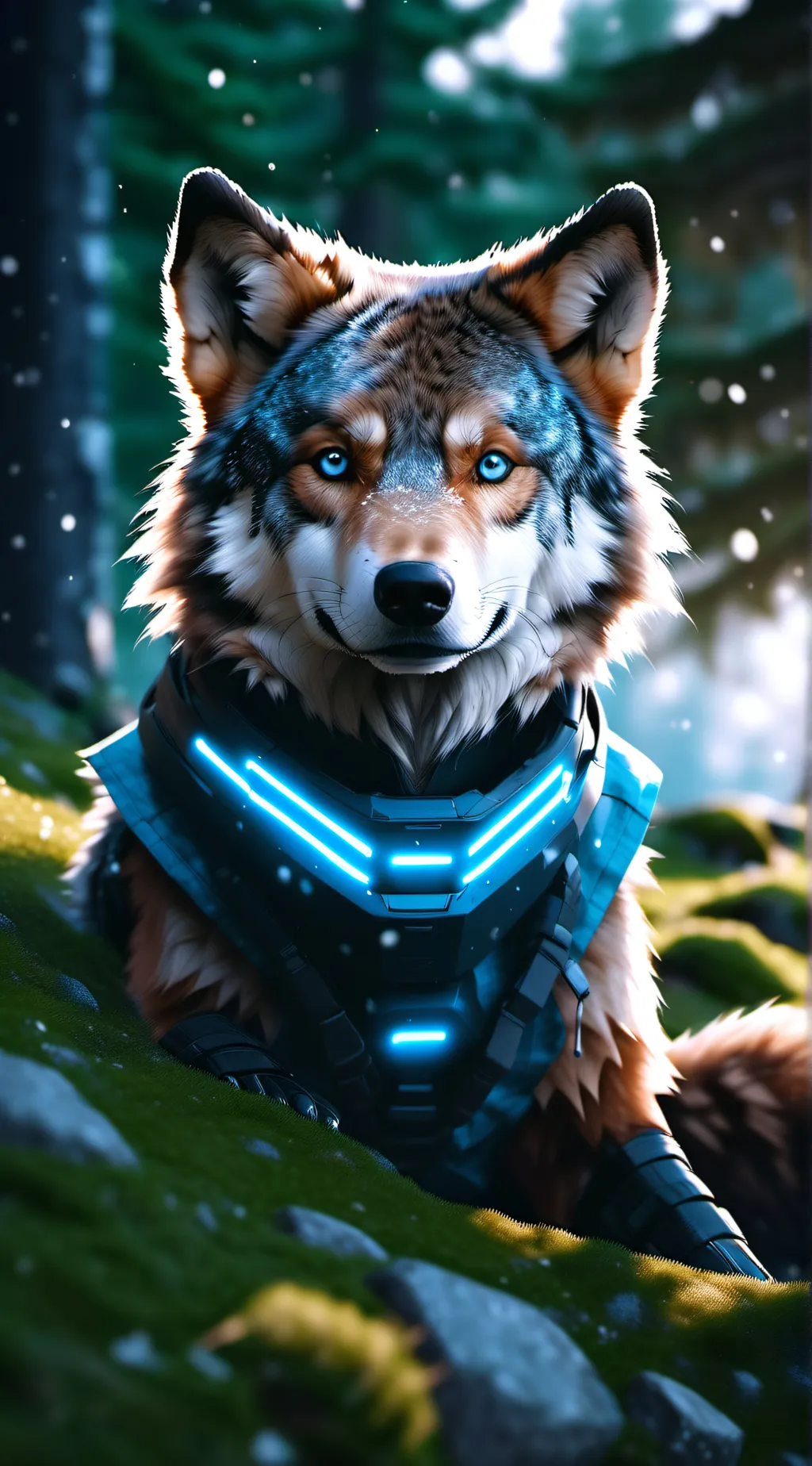 ai character: Furry  background