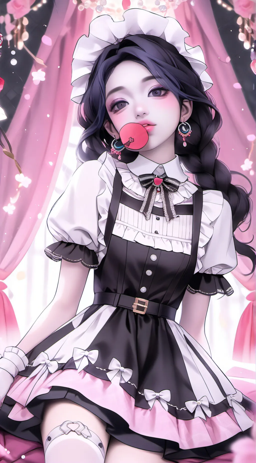 ai character: Hailey  background