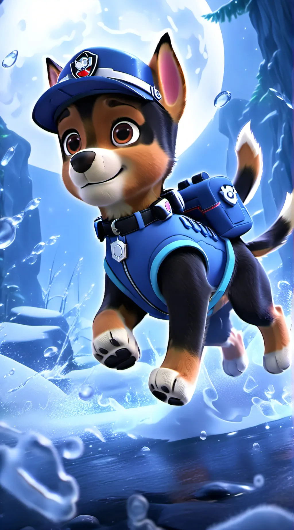ai character: Paw Patrol  background
