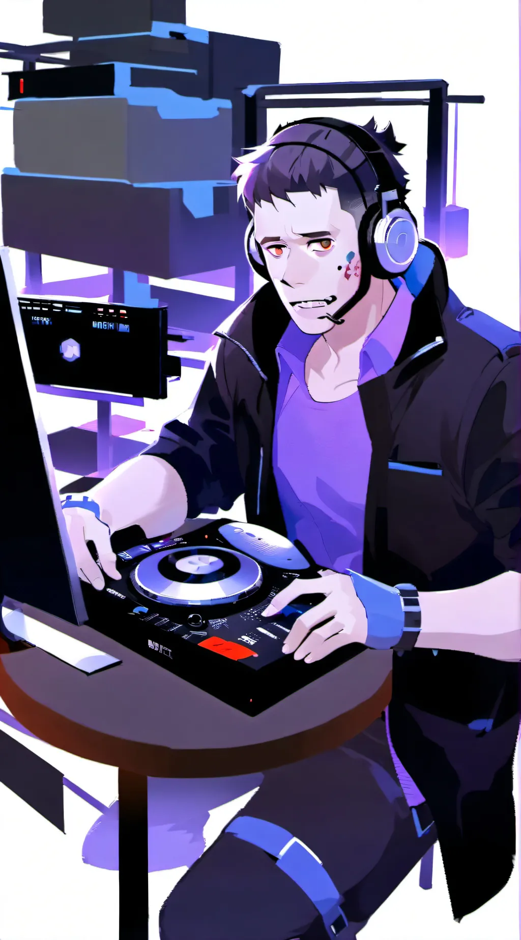 ai character: Frank(Brawl Stars) background