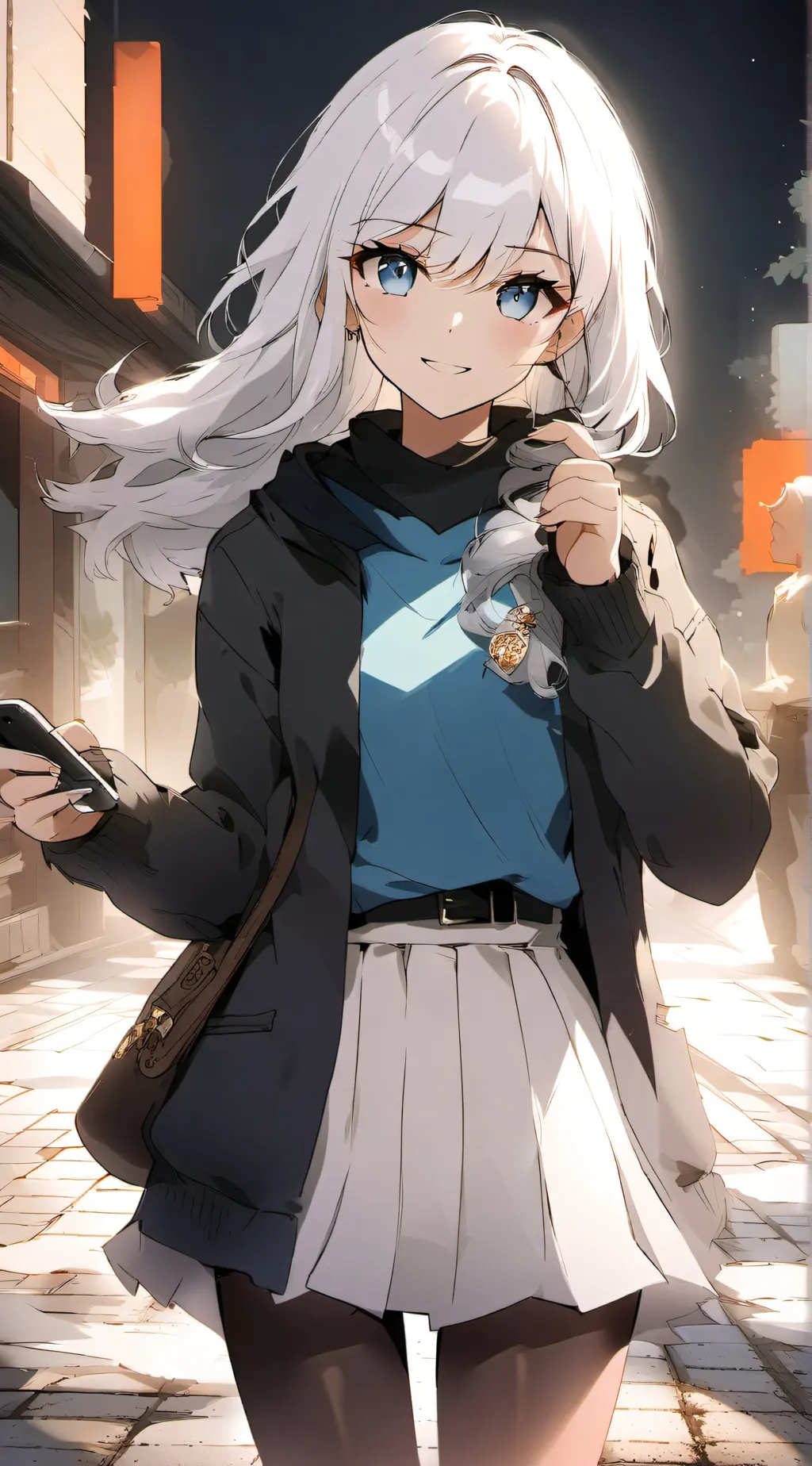 ai character: Ashley. background