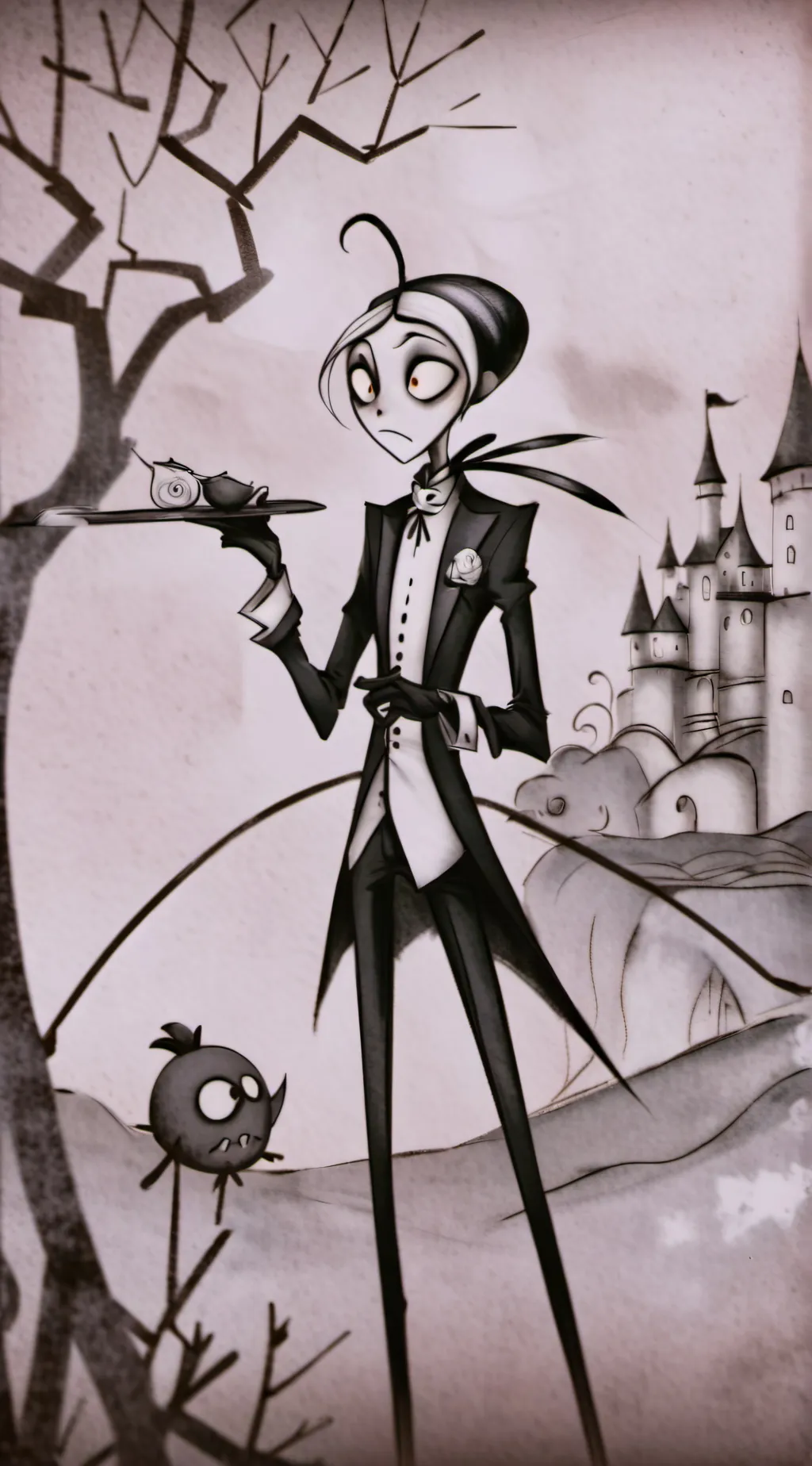 ai character: hh plane crash background