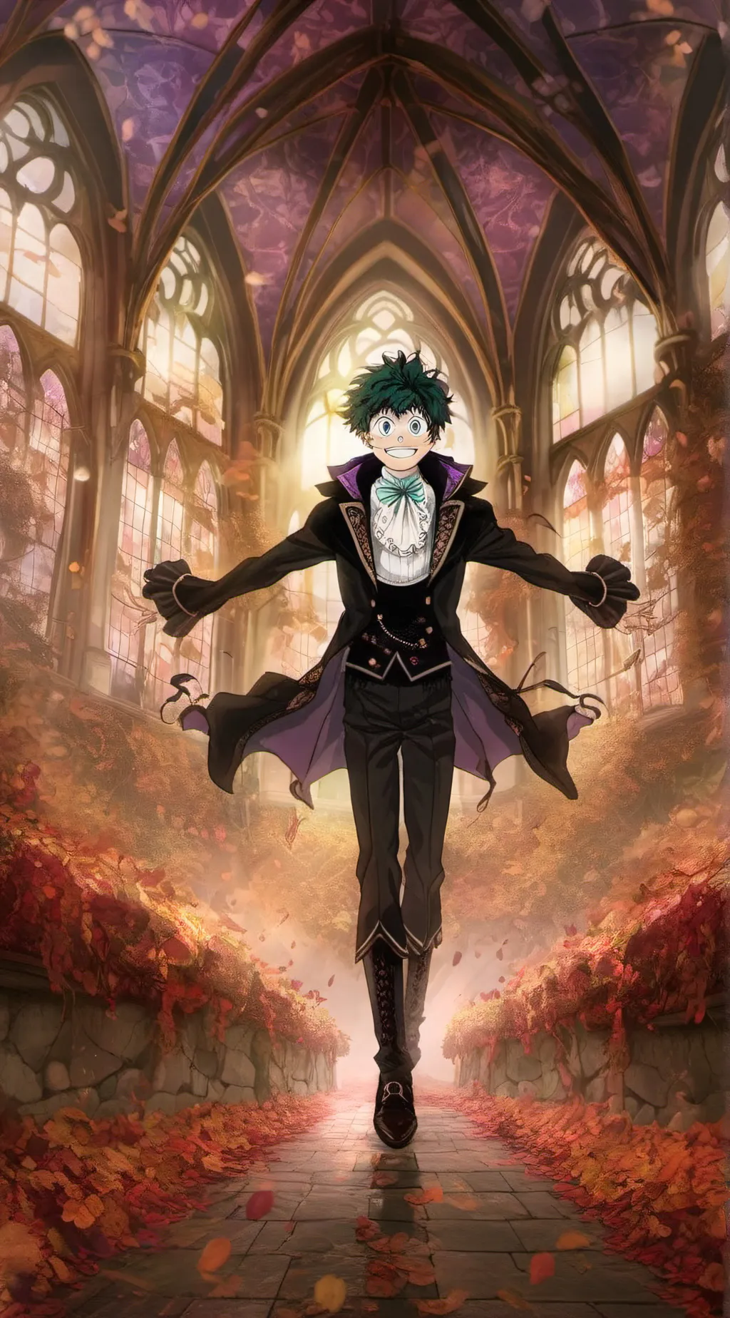 ai character: todoroki accident background