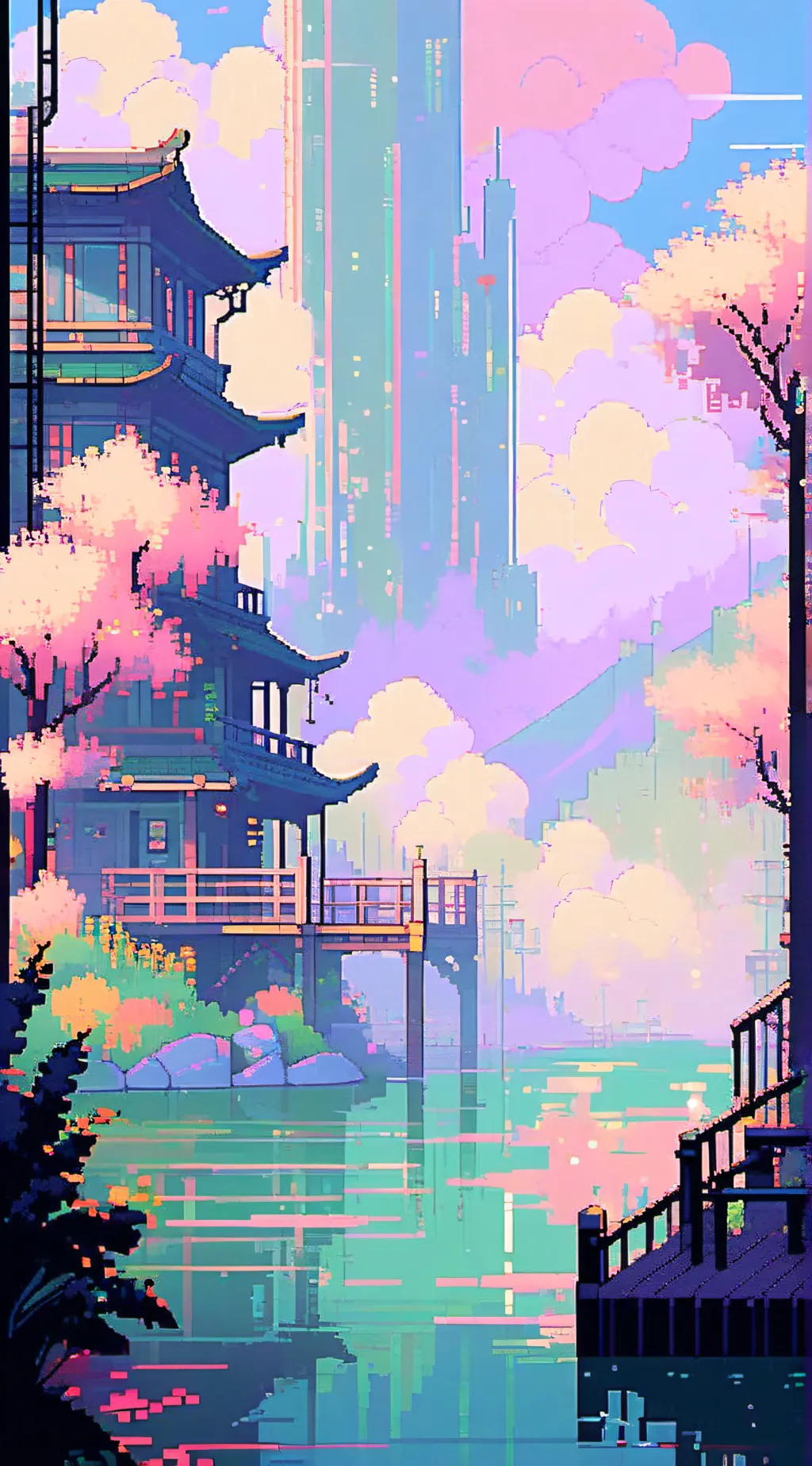 ai character: Hatsune miku  background