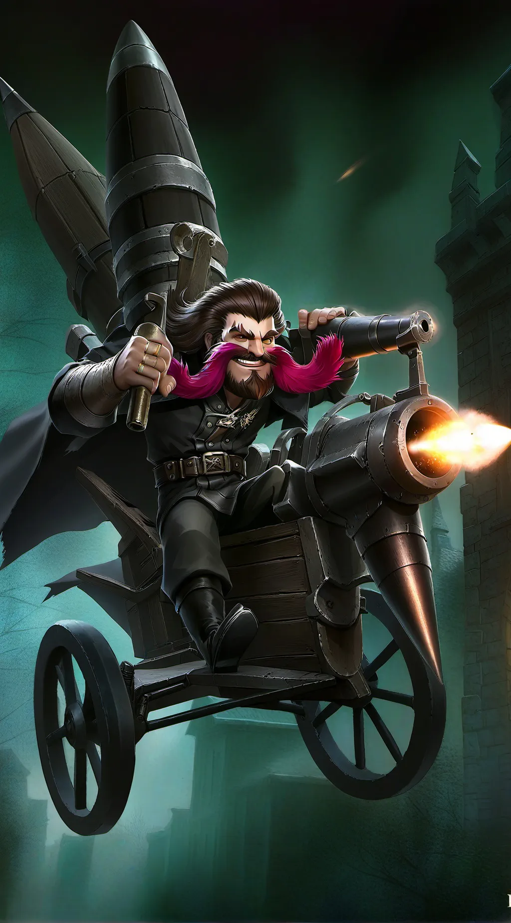 ai character: Bomb man background