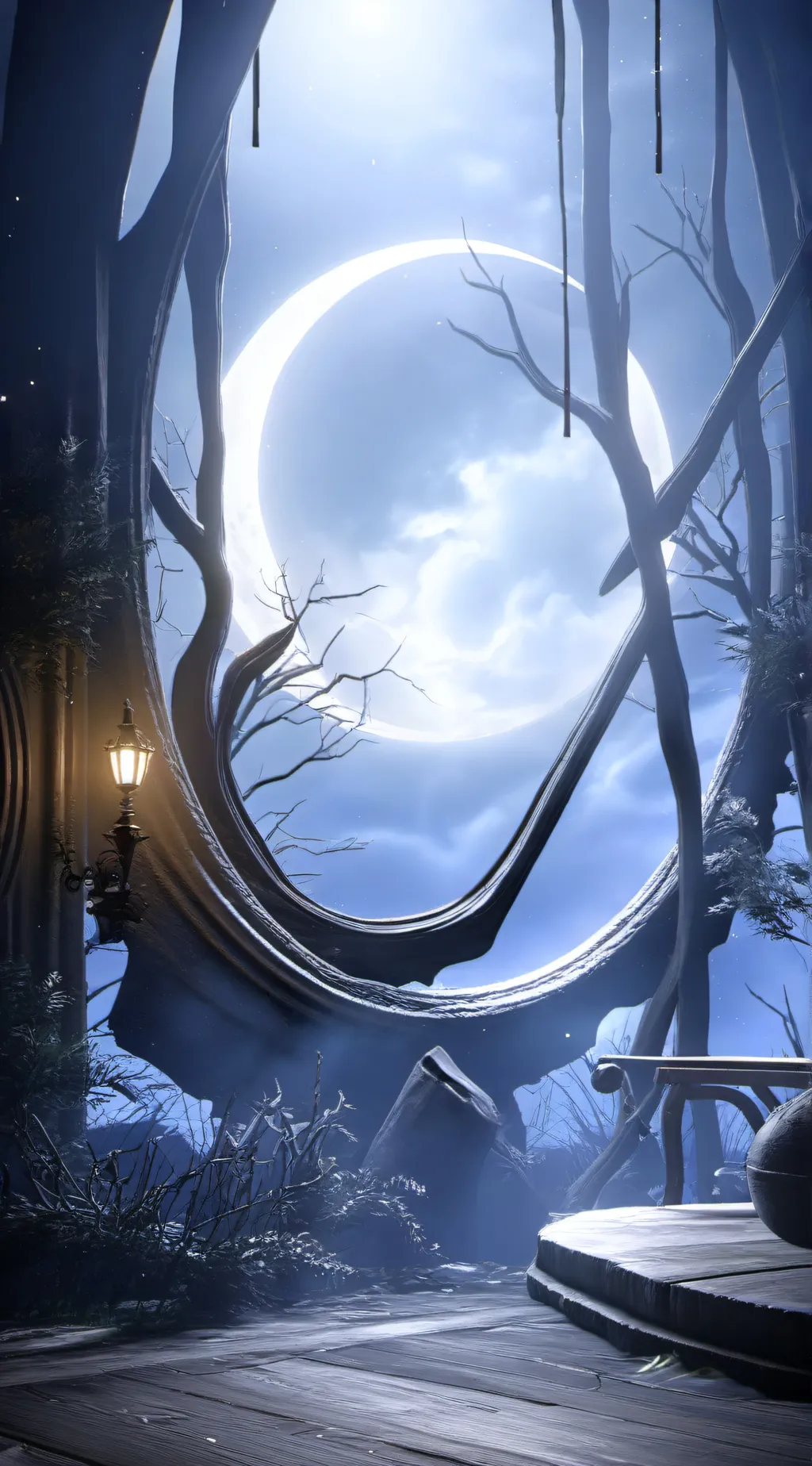 ai character: Ghost sallyface background