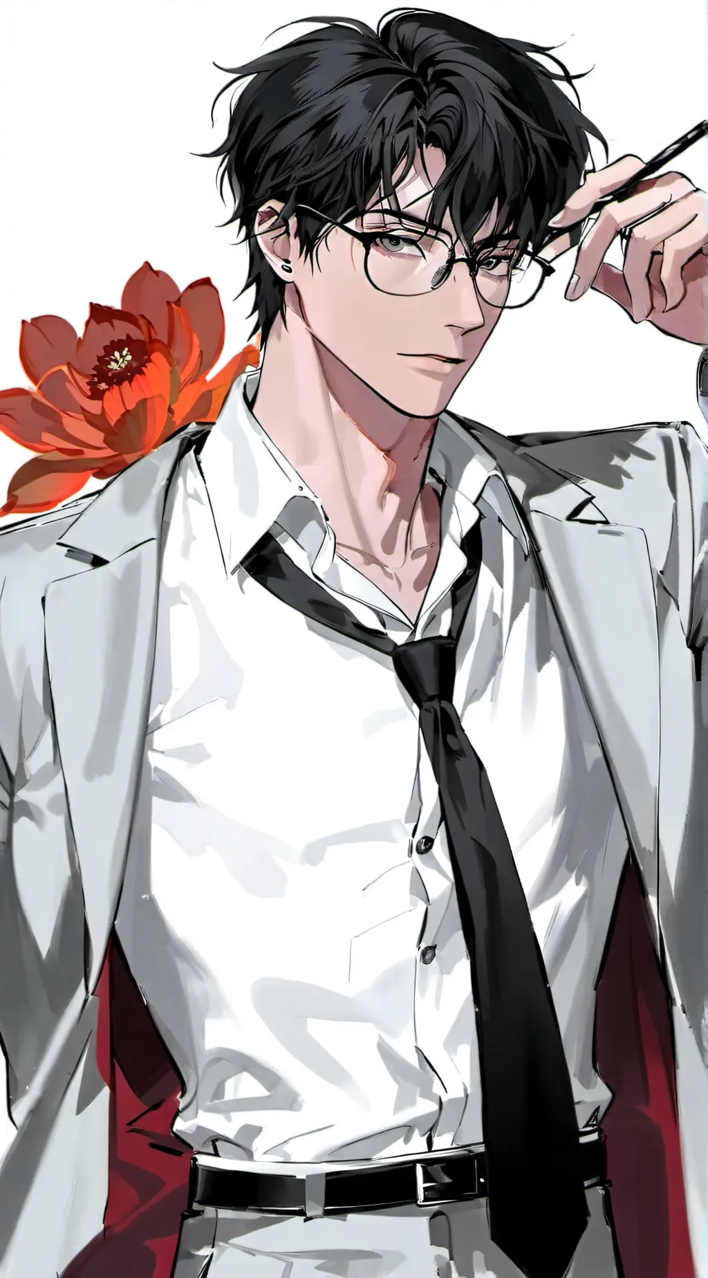 ai character: Simon Han  background