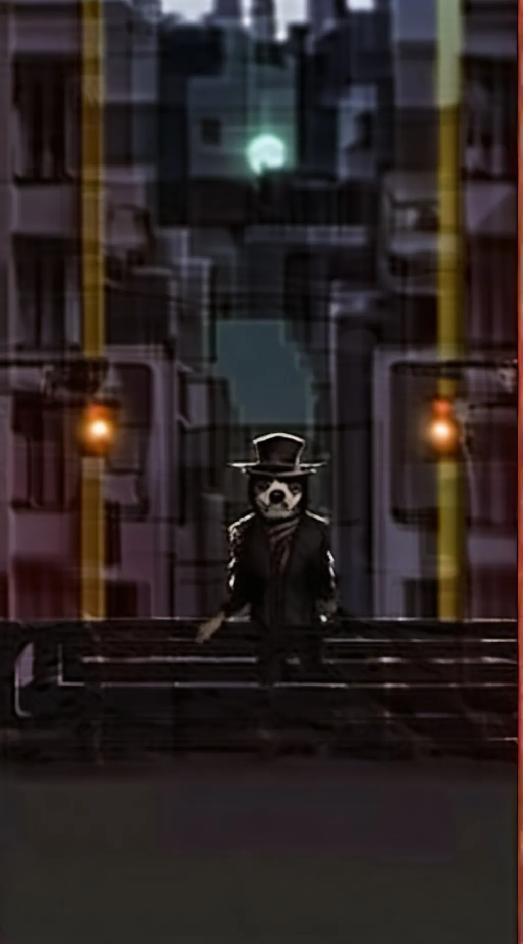 ai character: titan cameraman background