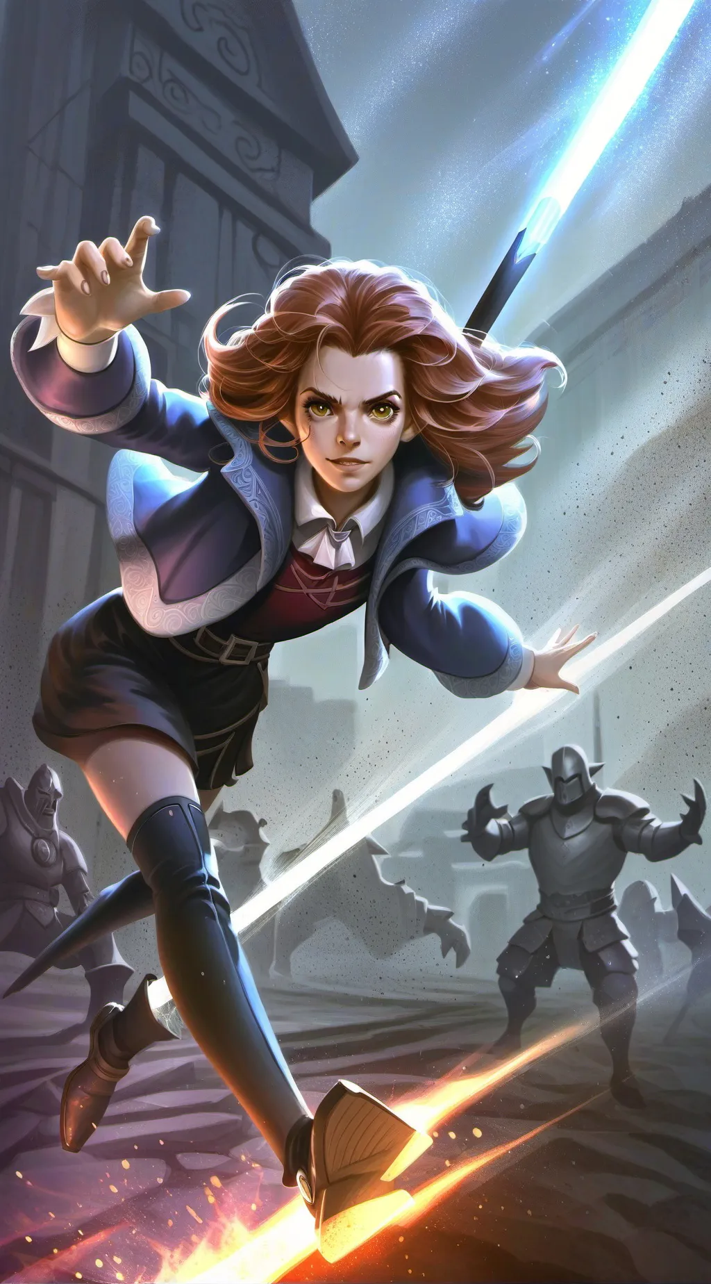 ai character: Hermione  background