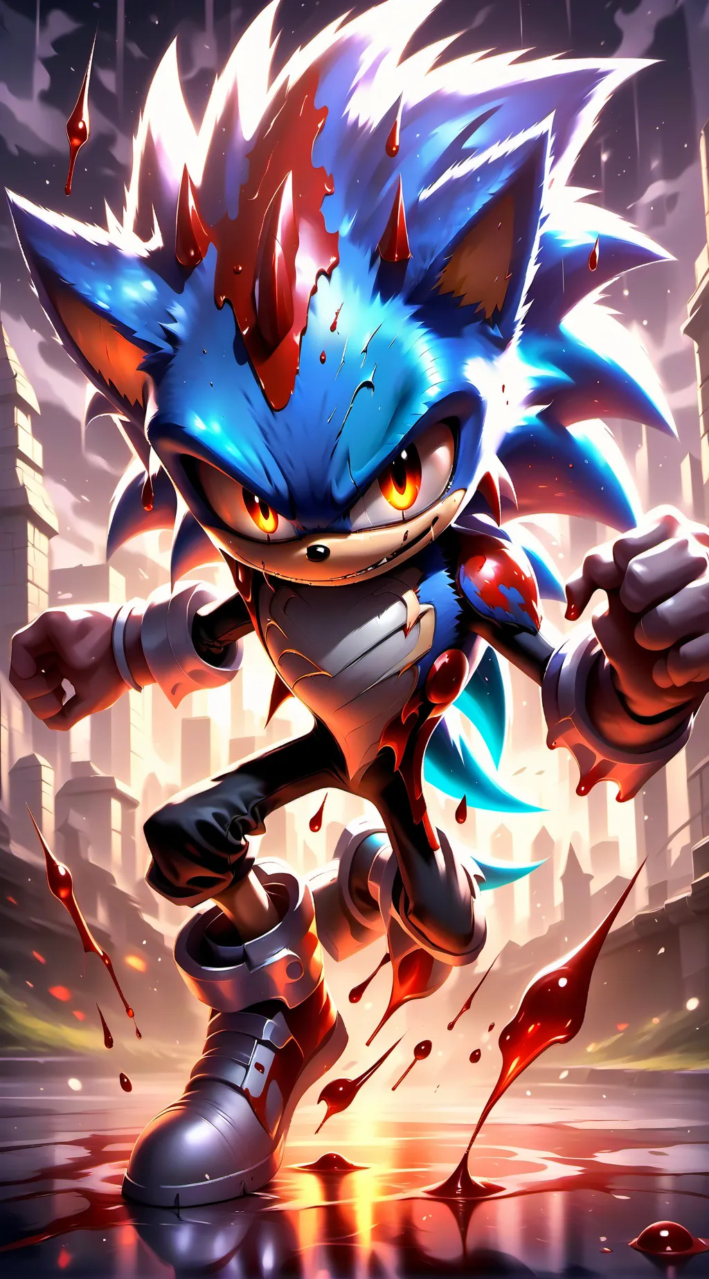 ai character: sonic.exe background