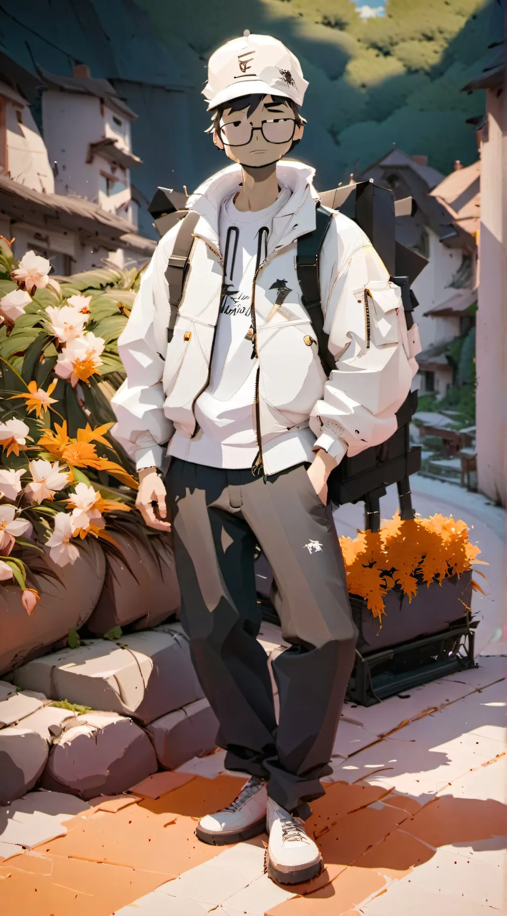 ai character: Engel  background