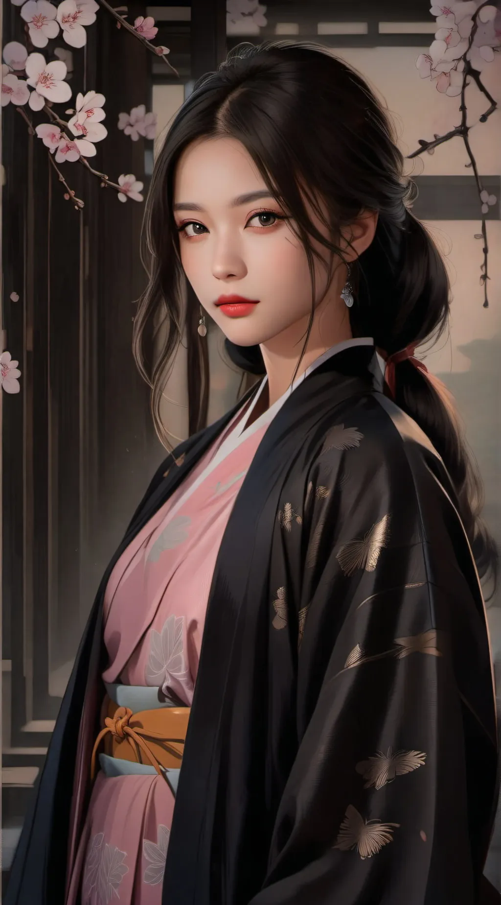 ai character: Nezuko Kamado background