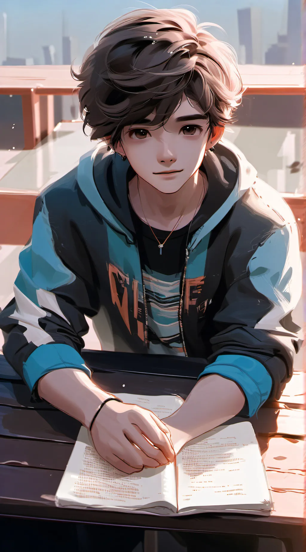 ai character: Max background