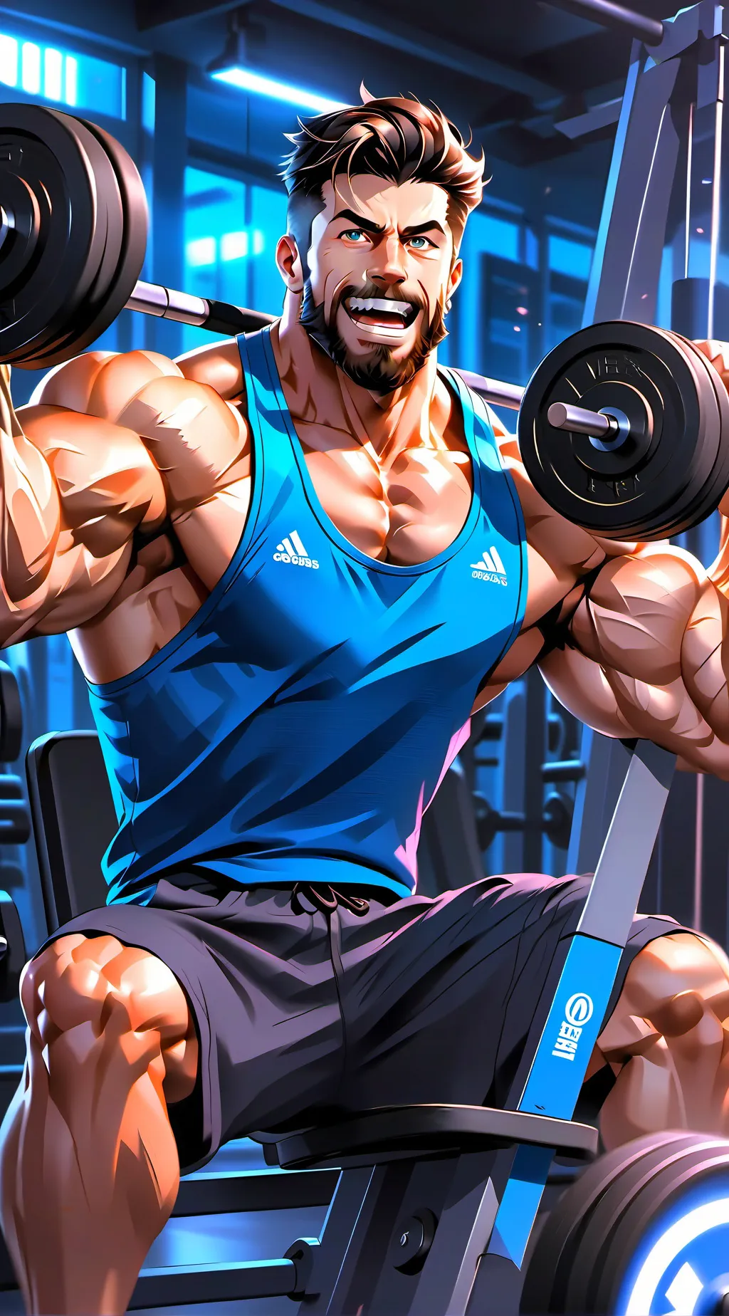 ai character: the biggest man background