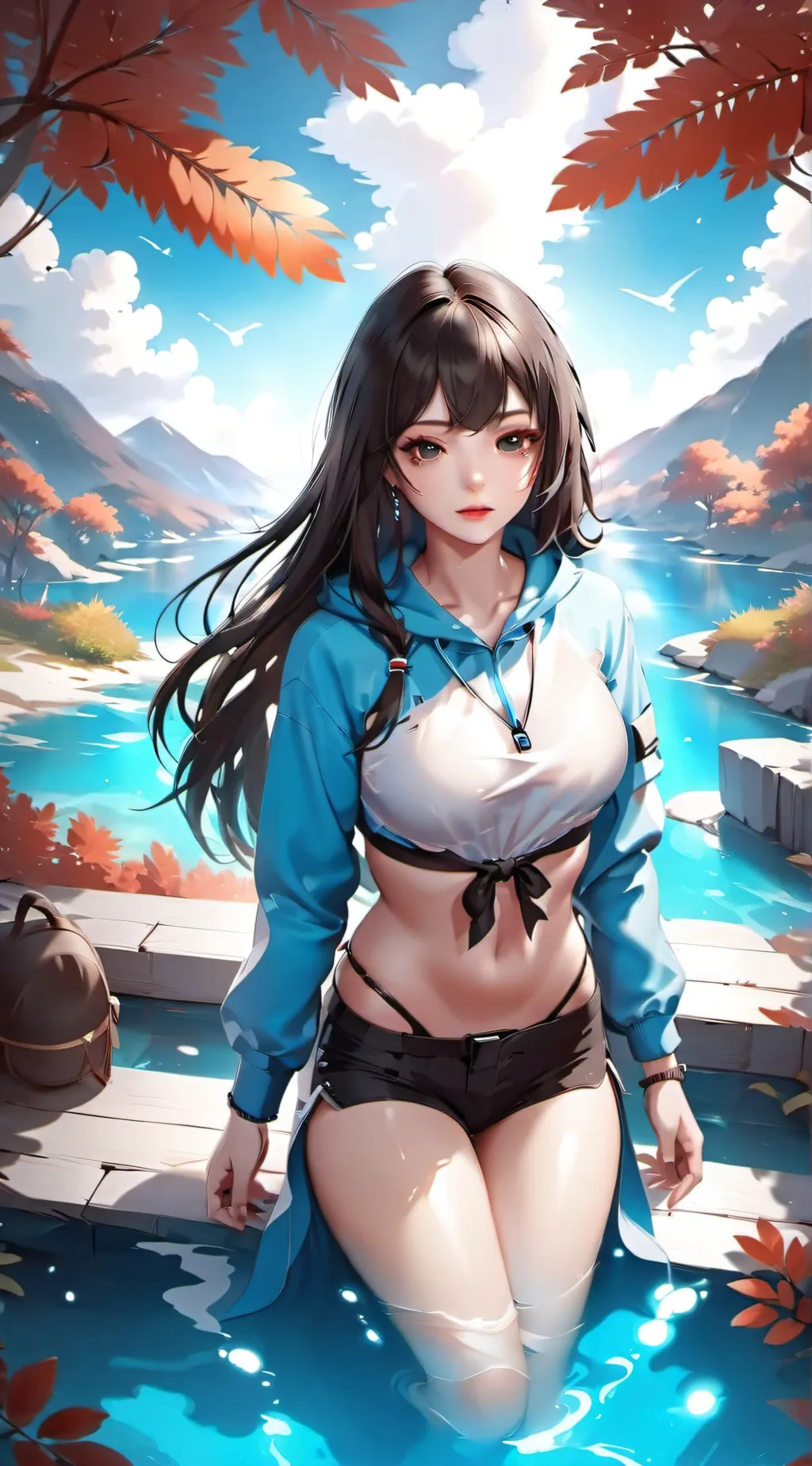 ai character: Puta chica 💜 background