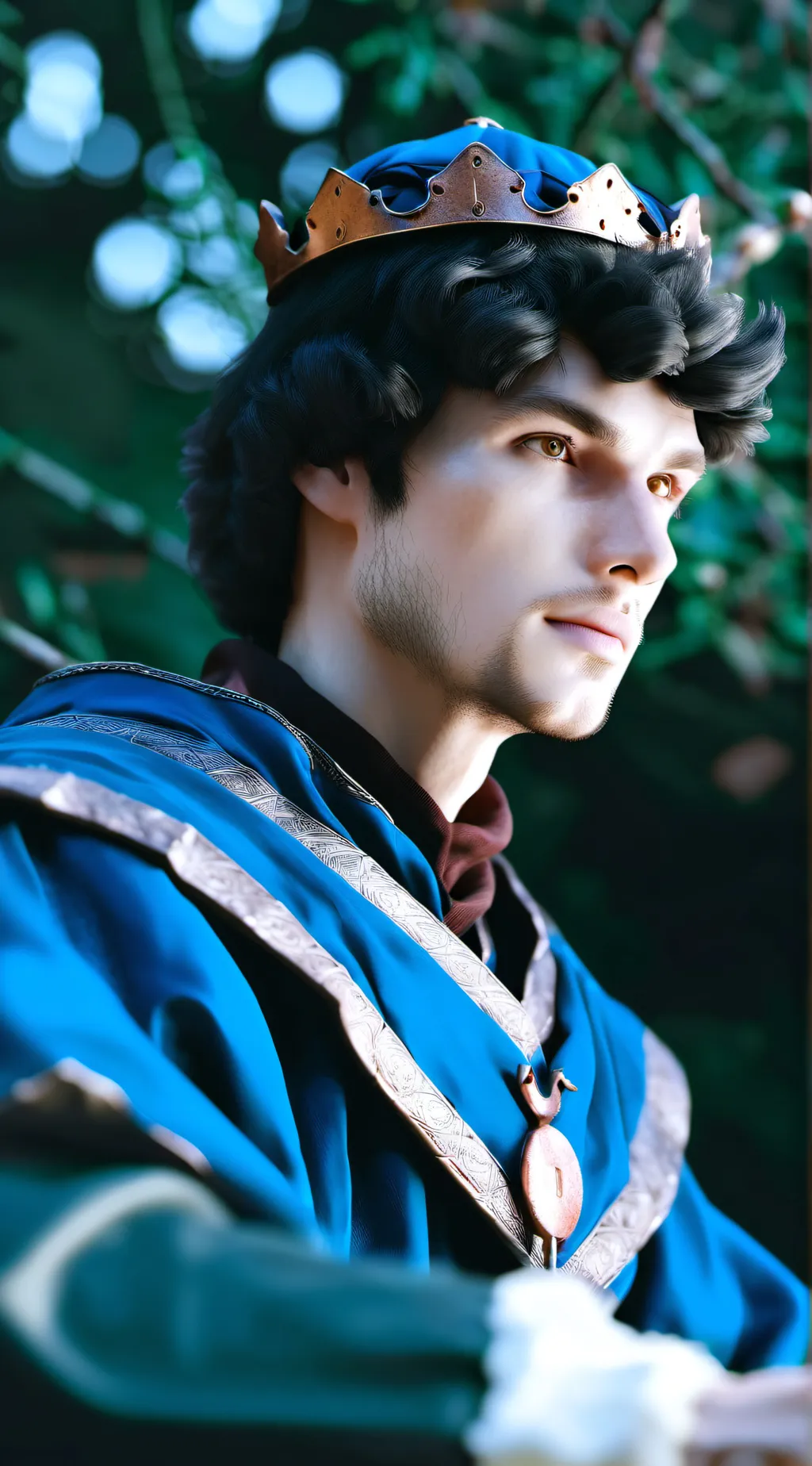 ai character: King Martin background