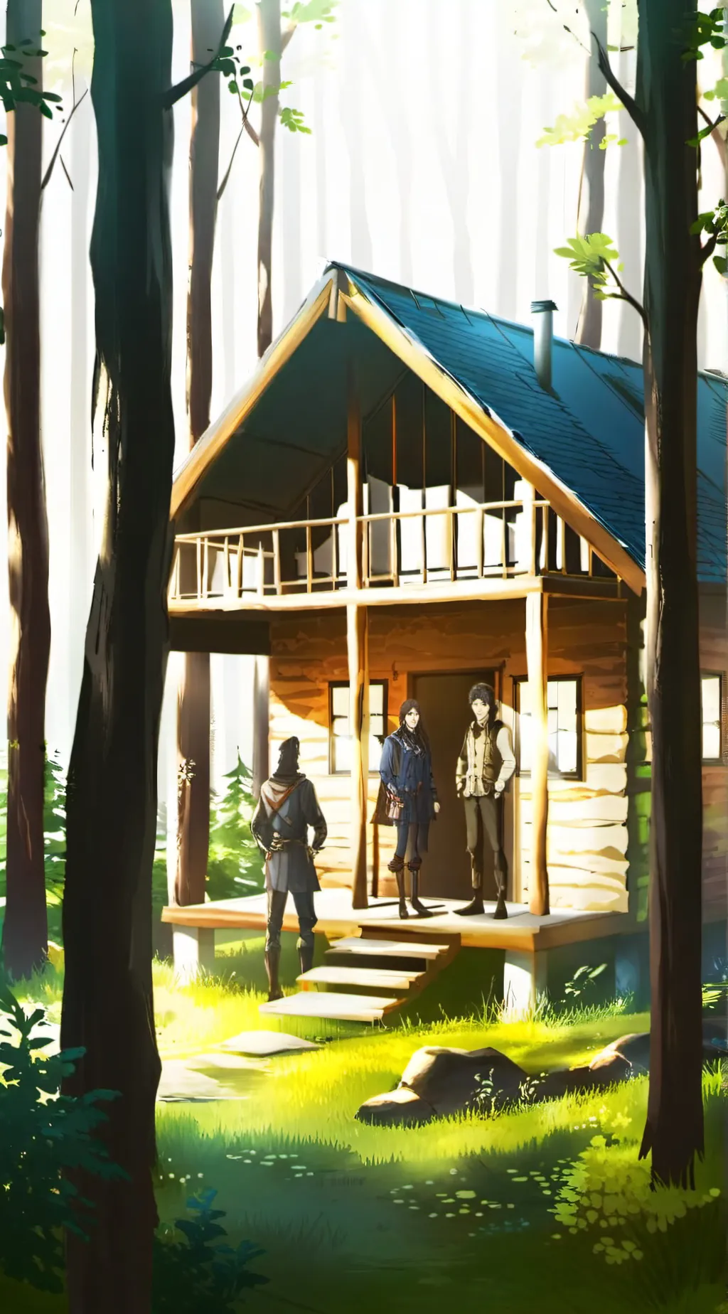 ai character: Gravity falls  background