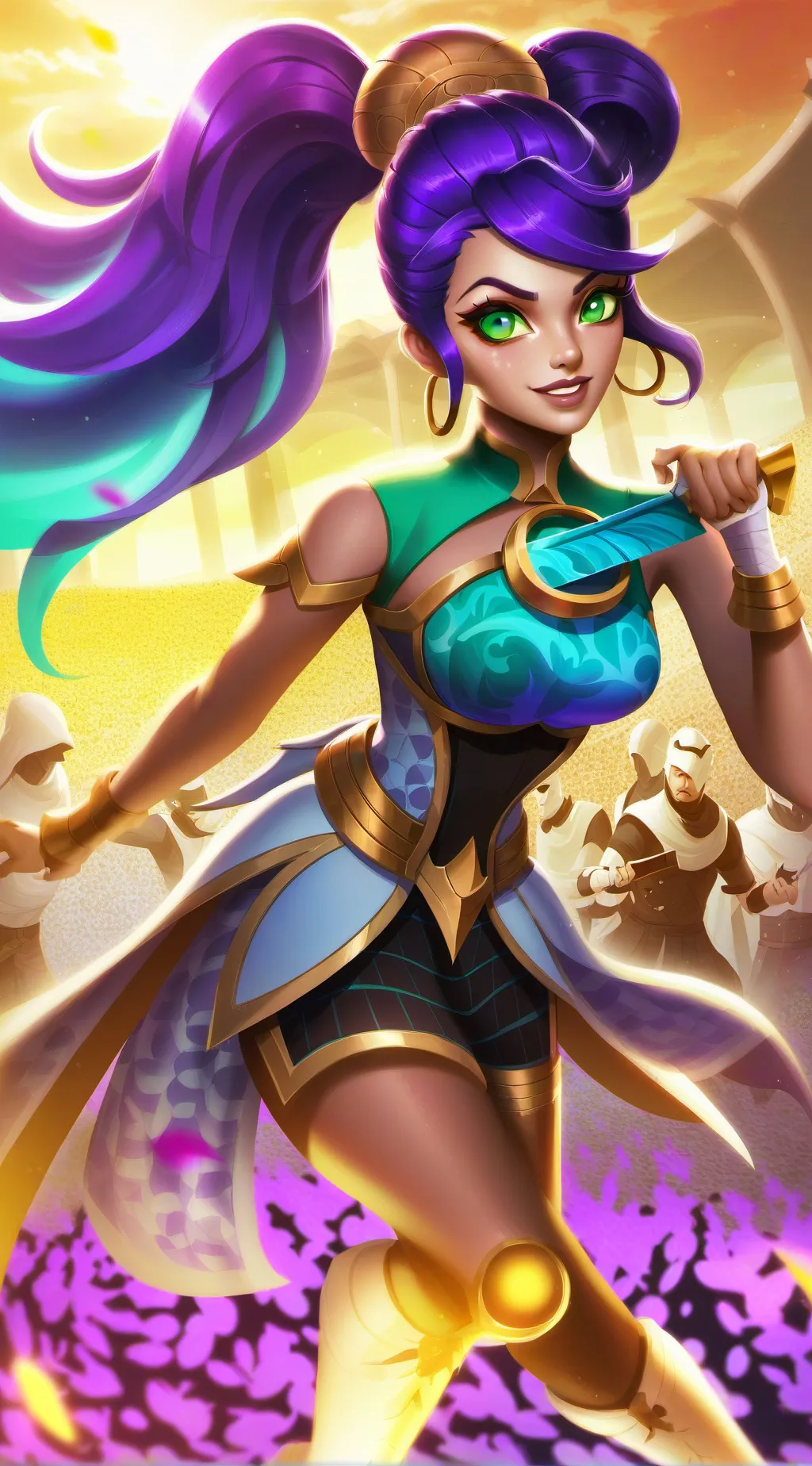 ai character: Lute background