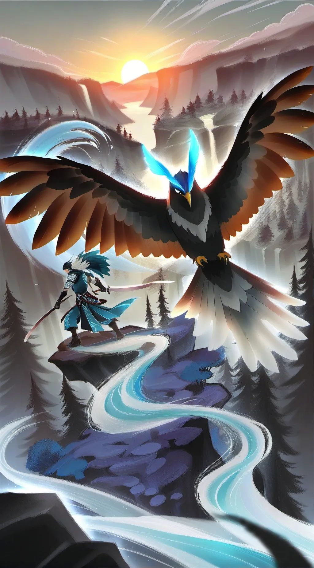 ai character: Infinity castle  background