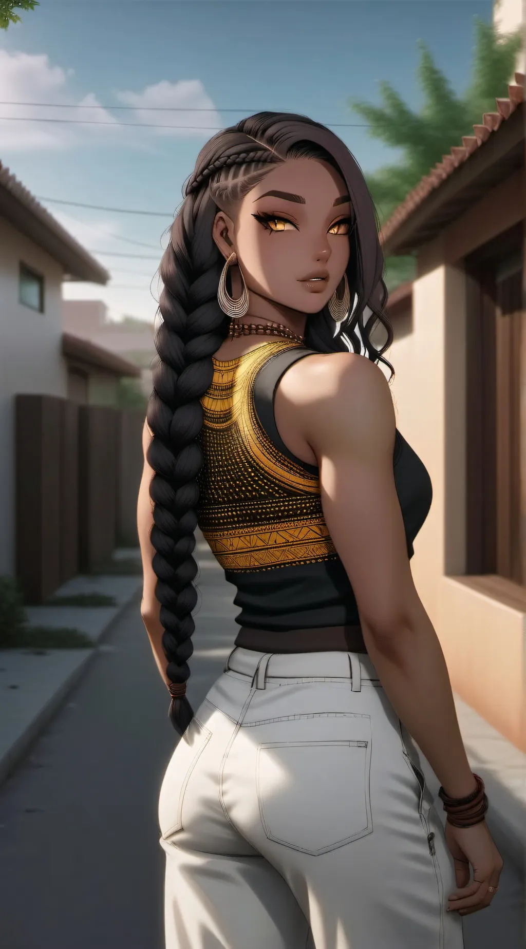 ai character: Evelyn background