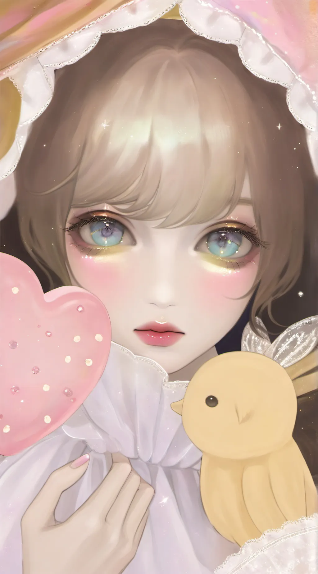 ai character: Heather  background