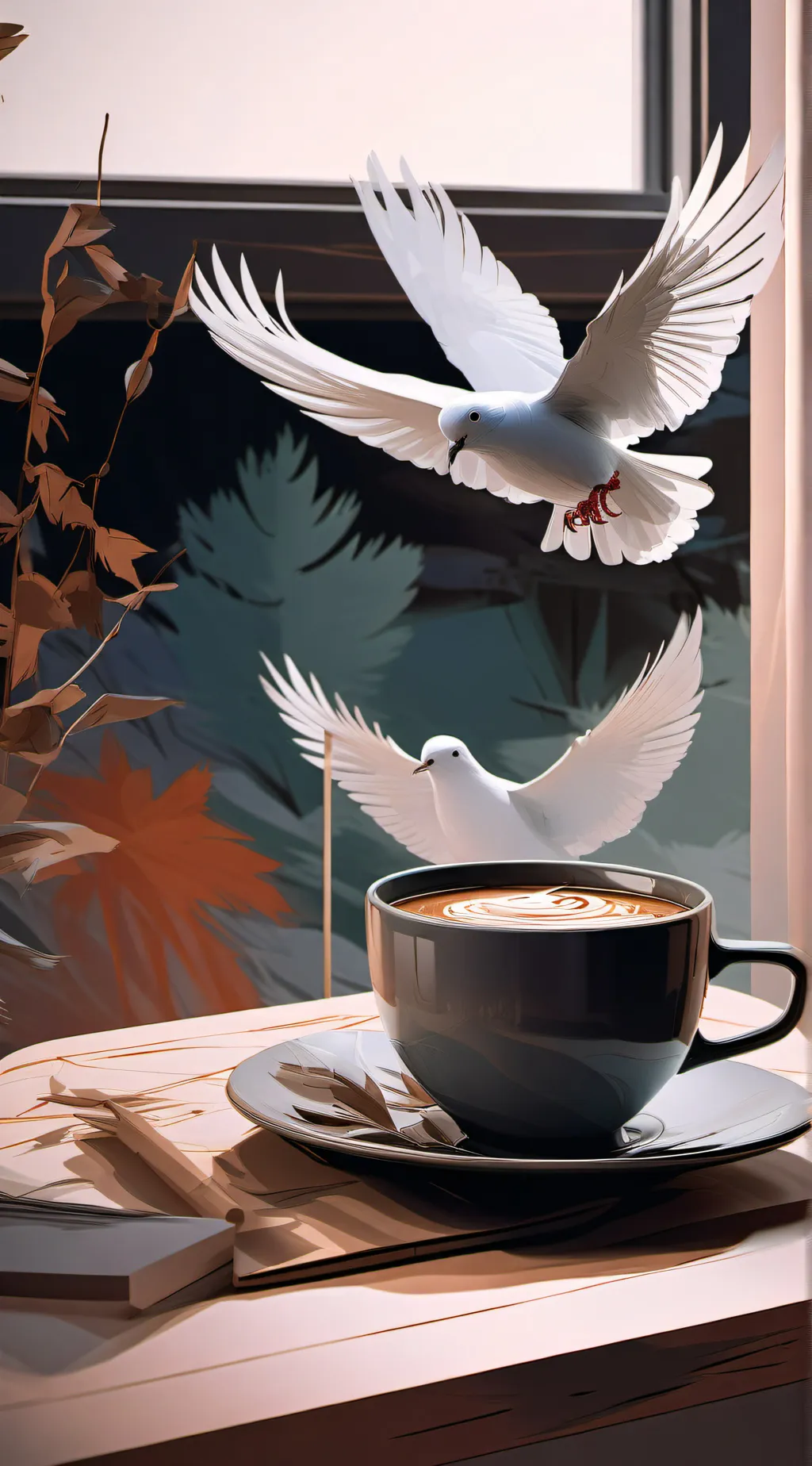 ai character: Pigeon background